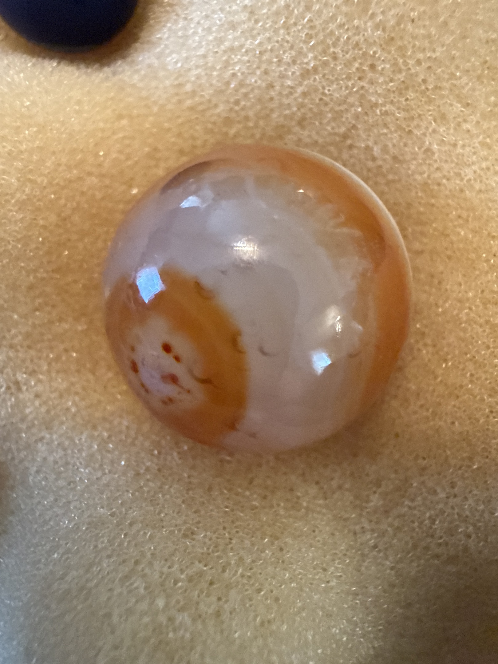 Helmet by Vitro Agate Company, identification view