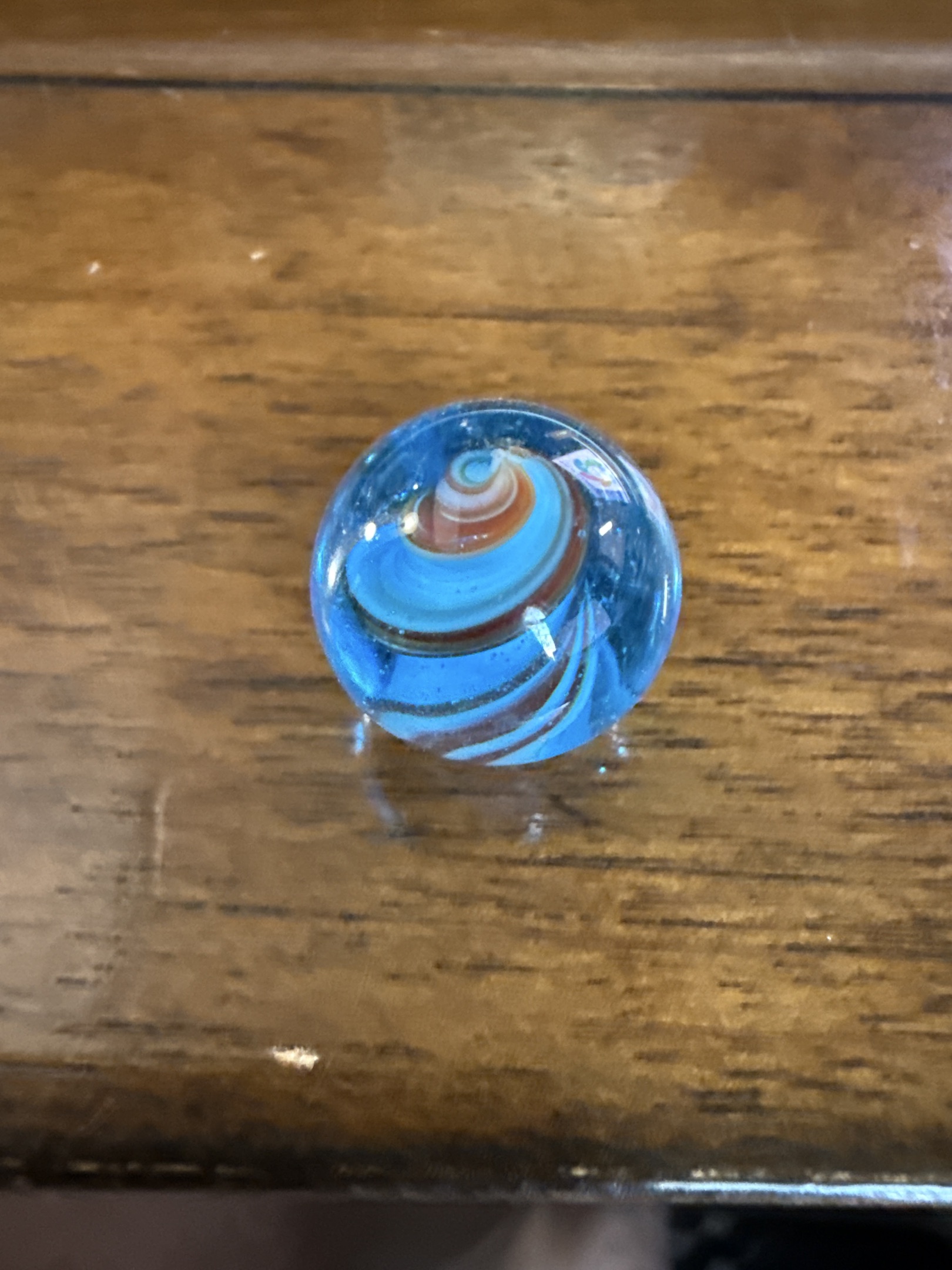 Tri-Color / Tri-Lite (Blue Base) by Vitro Agate Company, identification view