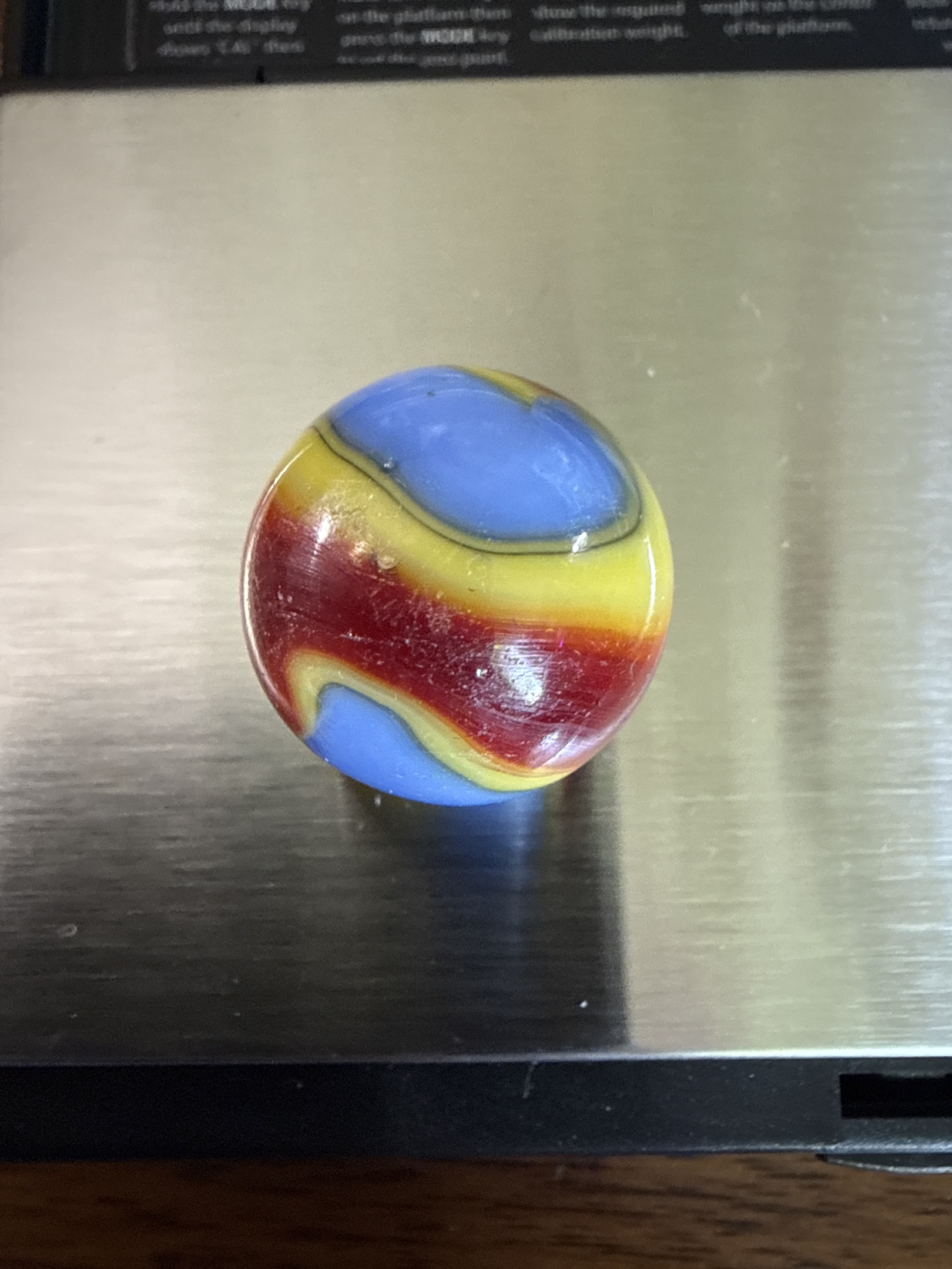 Superman (Blue Base) by Akro Agate Company