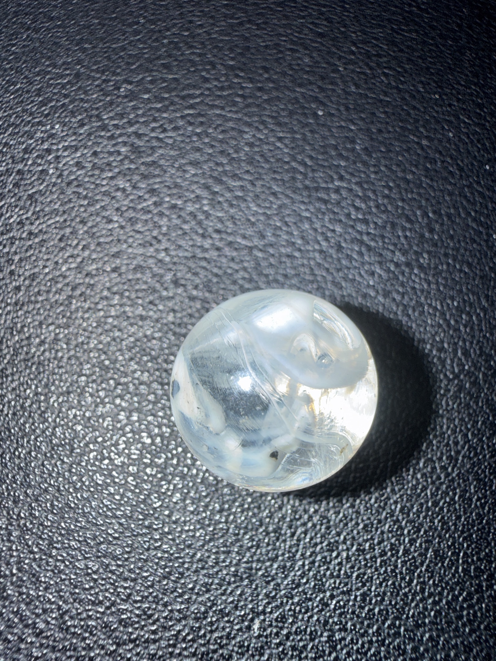 White Ghost Swirl by Alley Agate, identification view