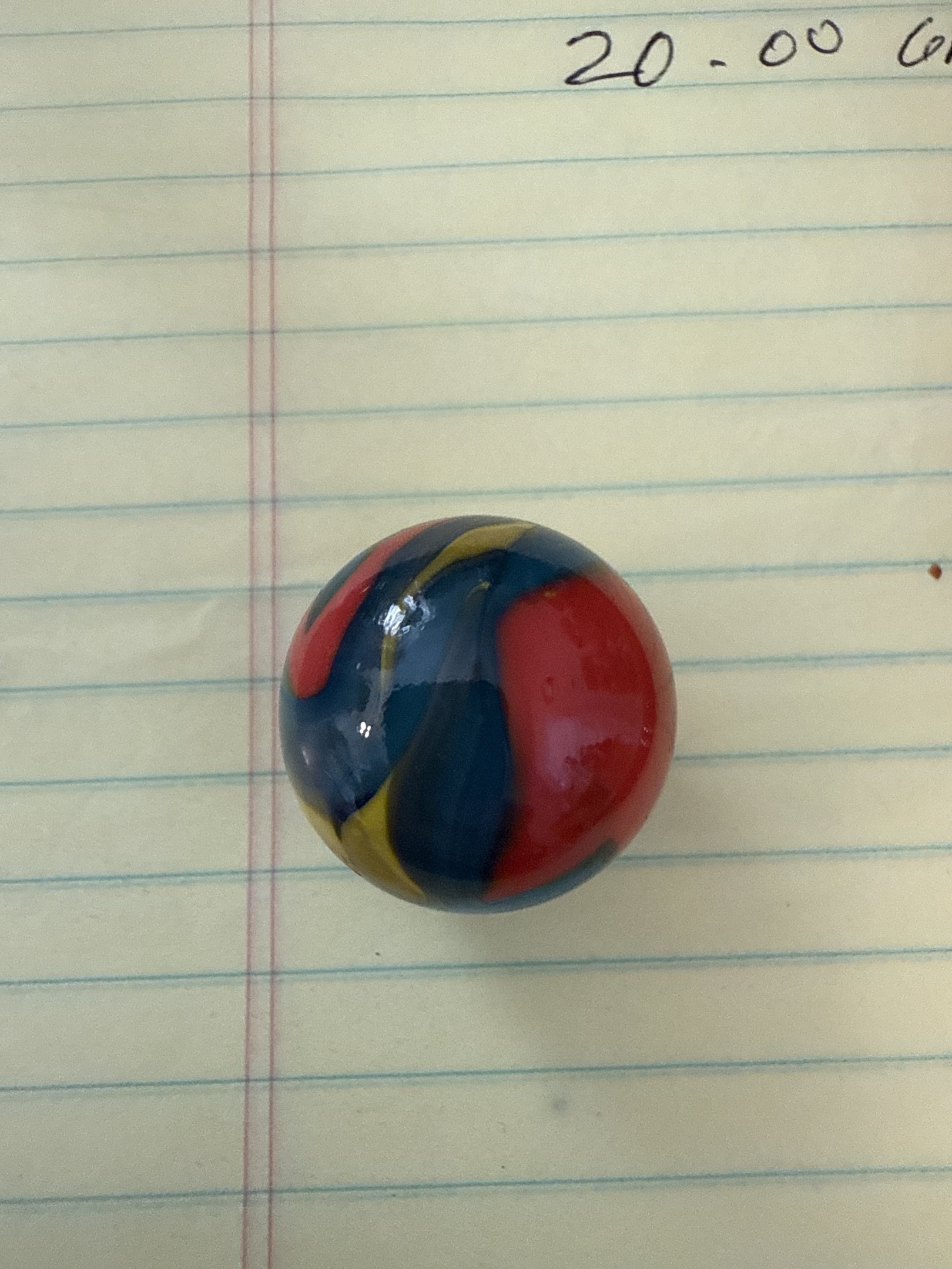Superman by Akro Agate Company, identification view