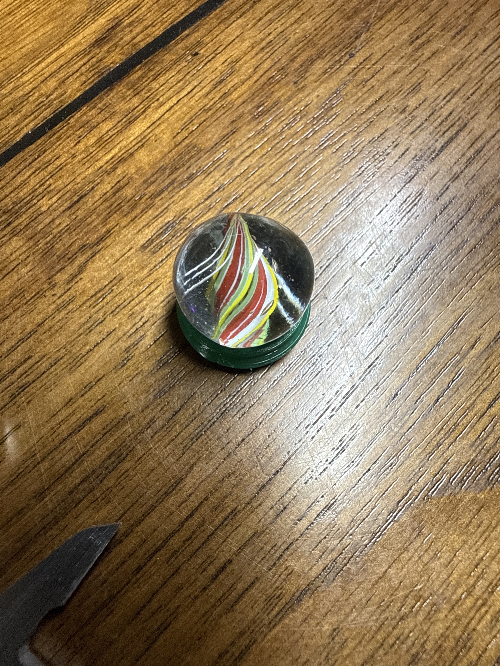 Divided Core Swirl by German Glass Masters (Handmade)