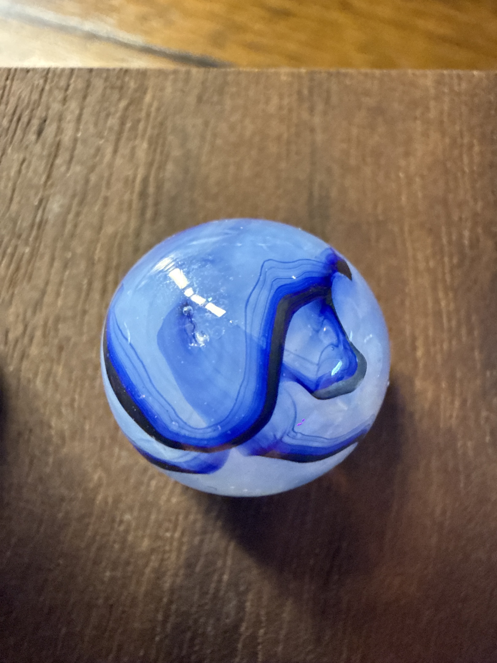 Blue Swirl by Alley Agate, identification view