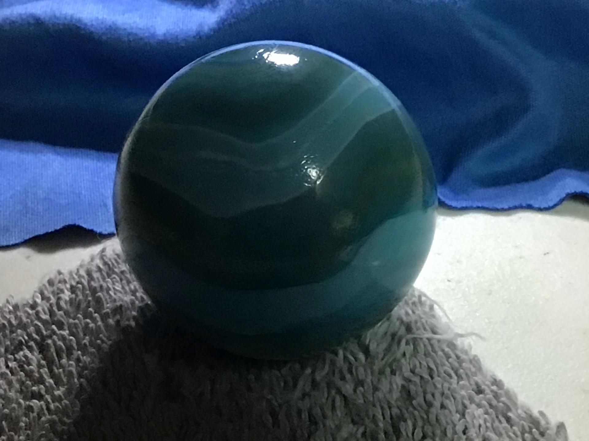Blue Slag (Boulder) by Akro Agate Company