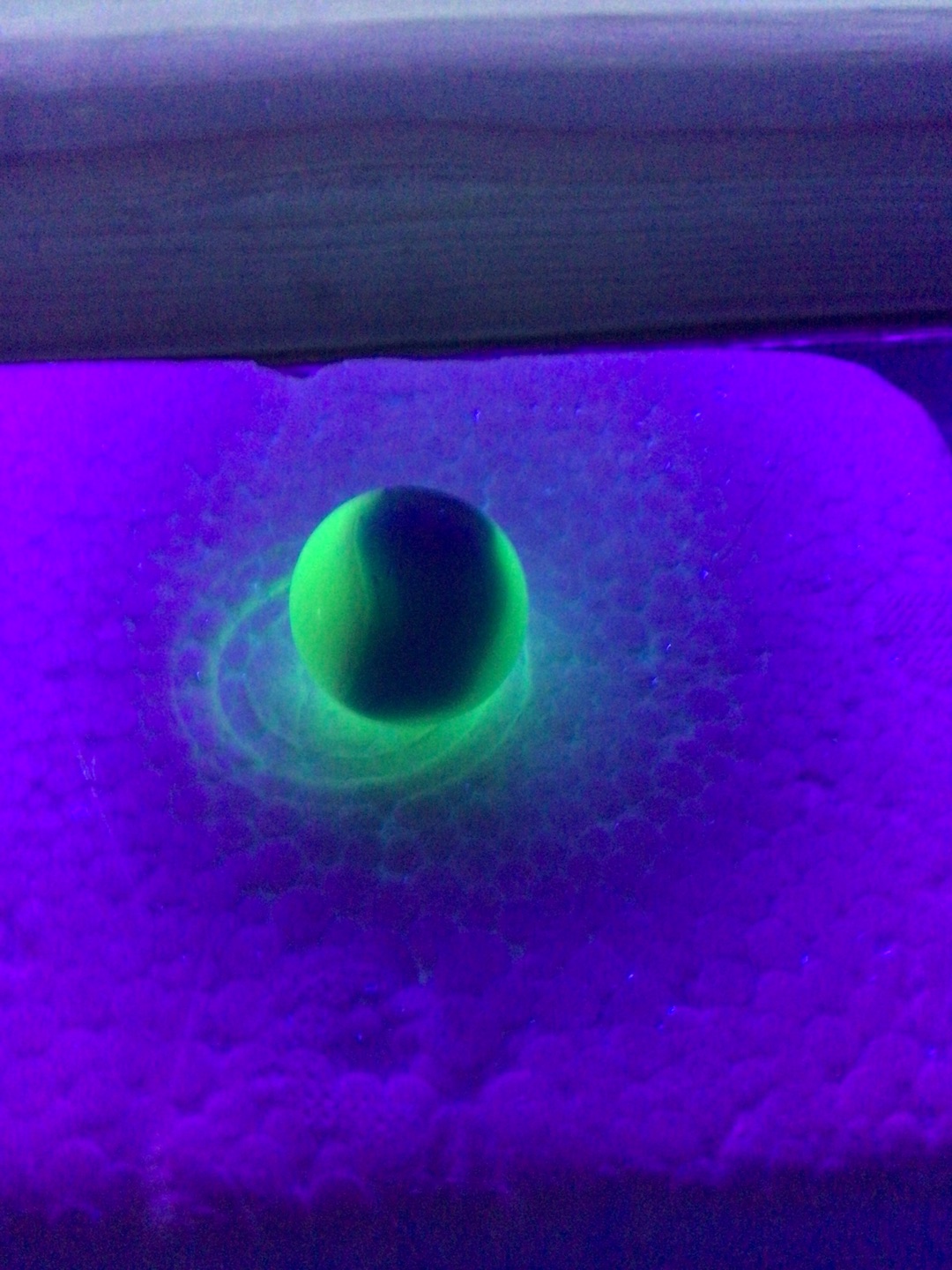 Blue Peerless Patch (UV Reactive) by Peltier Glass Co.