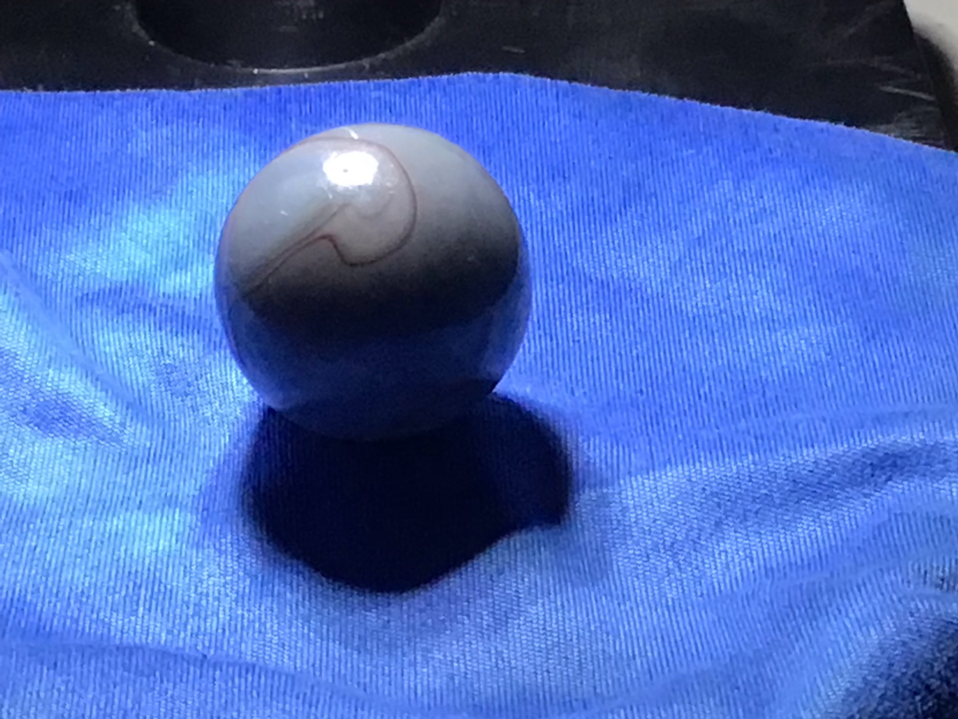 Banded Agate Shooter by German (Idar-Oberstein region)