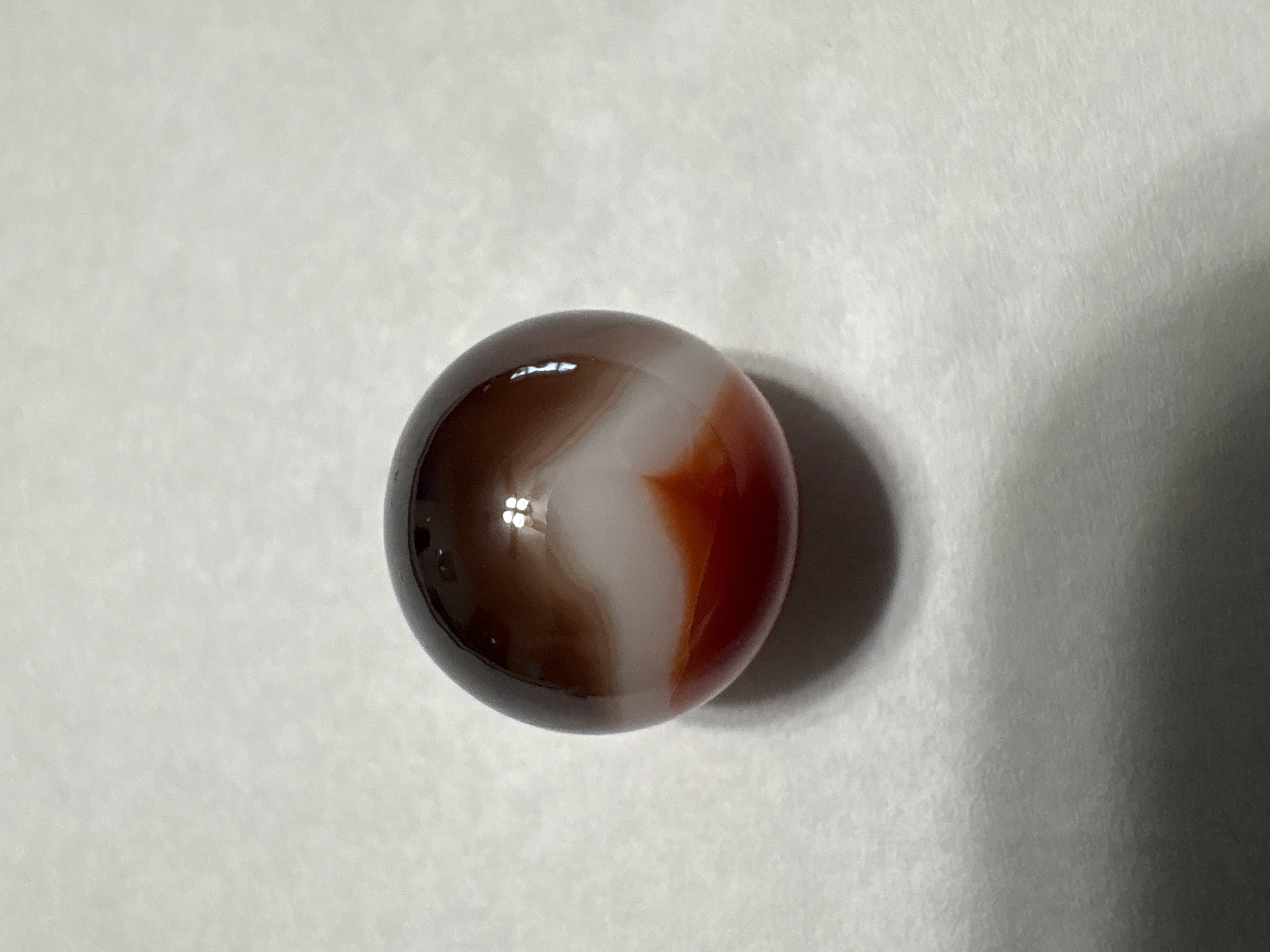 Banded Carnelian by Natural Stone - German / Brazilian Carnelian tradition, identification view