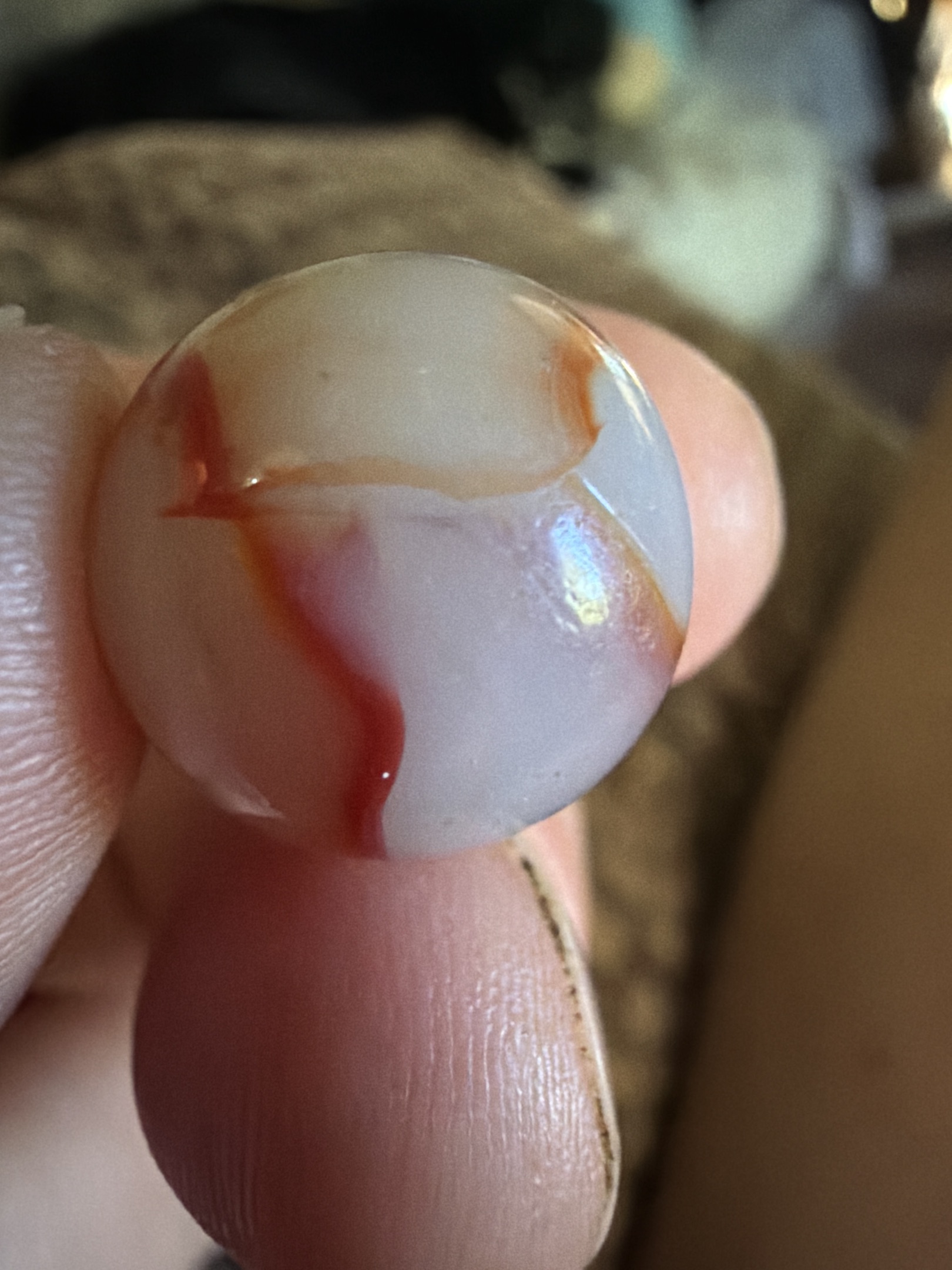 Carnelian by Akro Agate, identification view