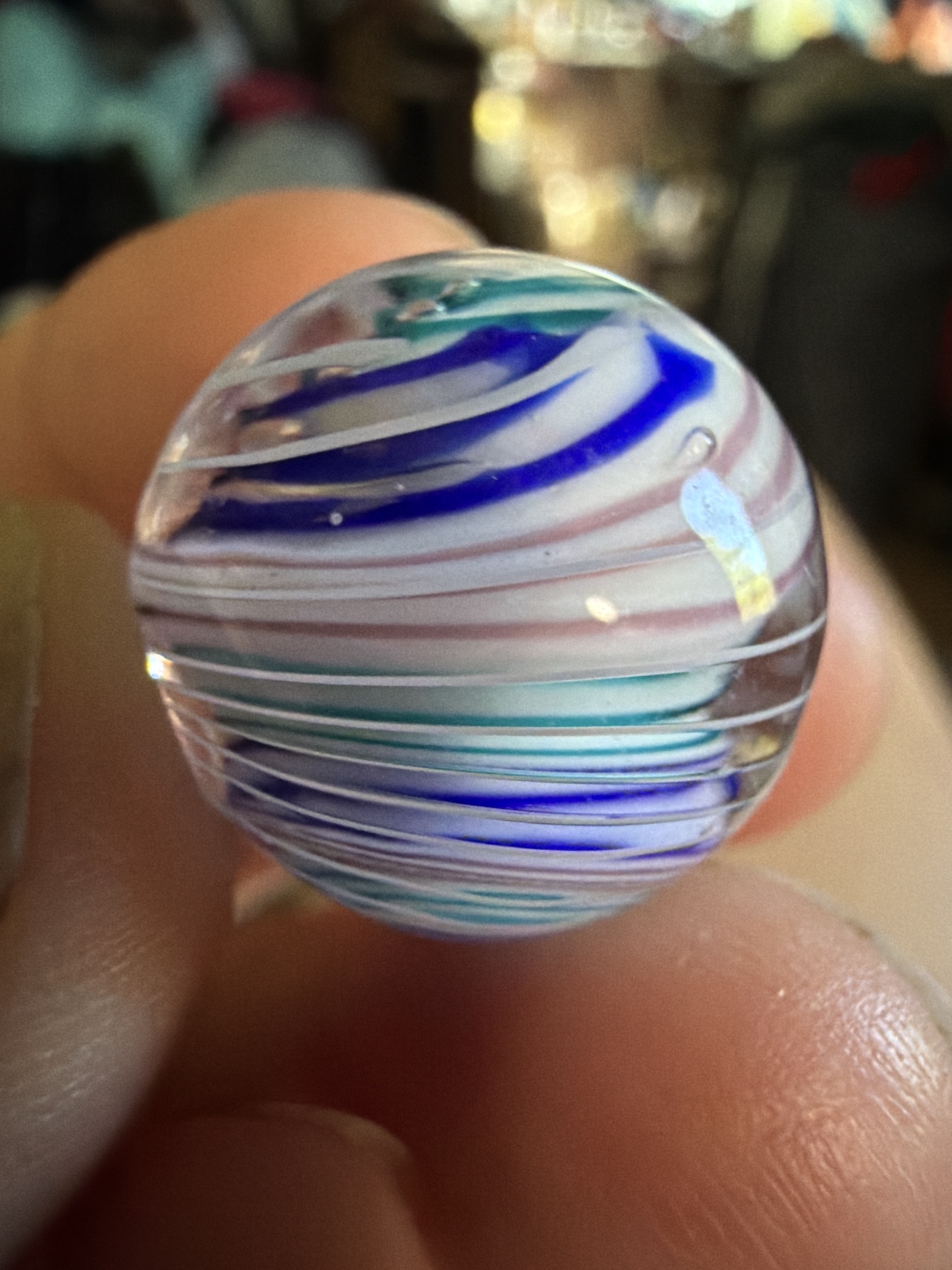 Contemporary Ribbon Swirl by Contemporary Art Glass Artist, identification view