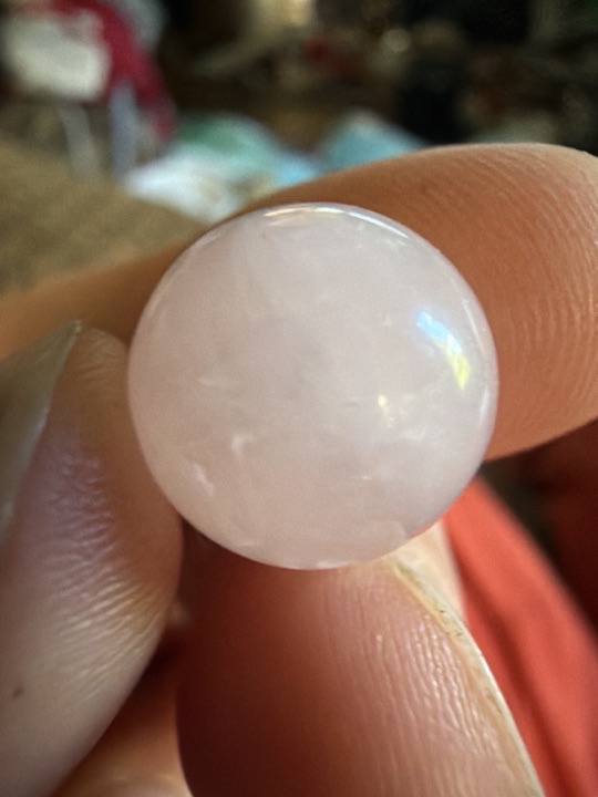 Rose Quartz by Contemporary Lapidary - Natural Mineral, identification view