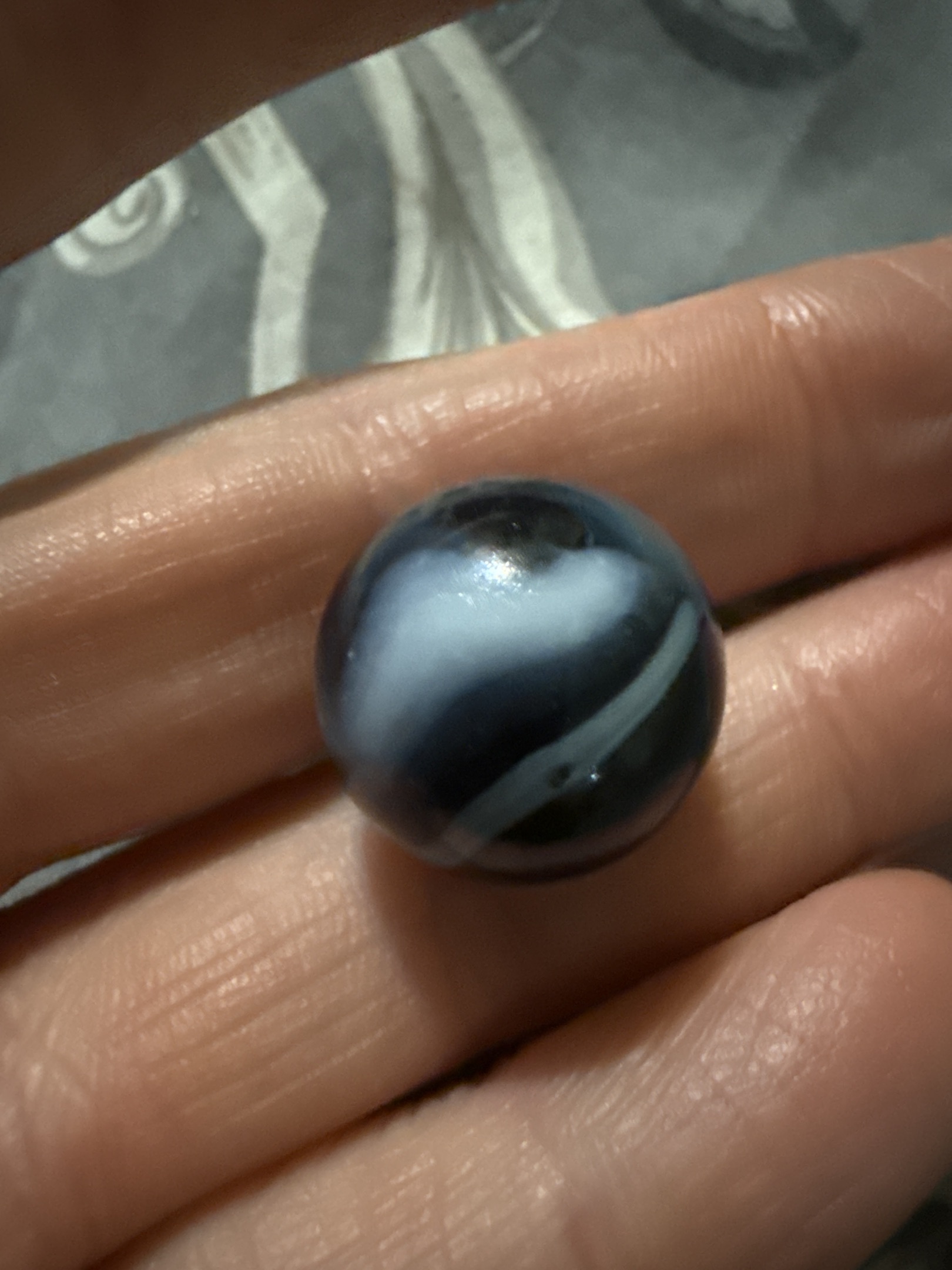 Blue Slag by Akro Agate Company
