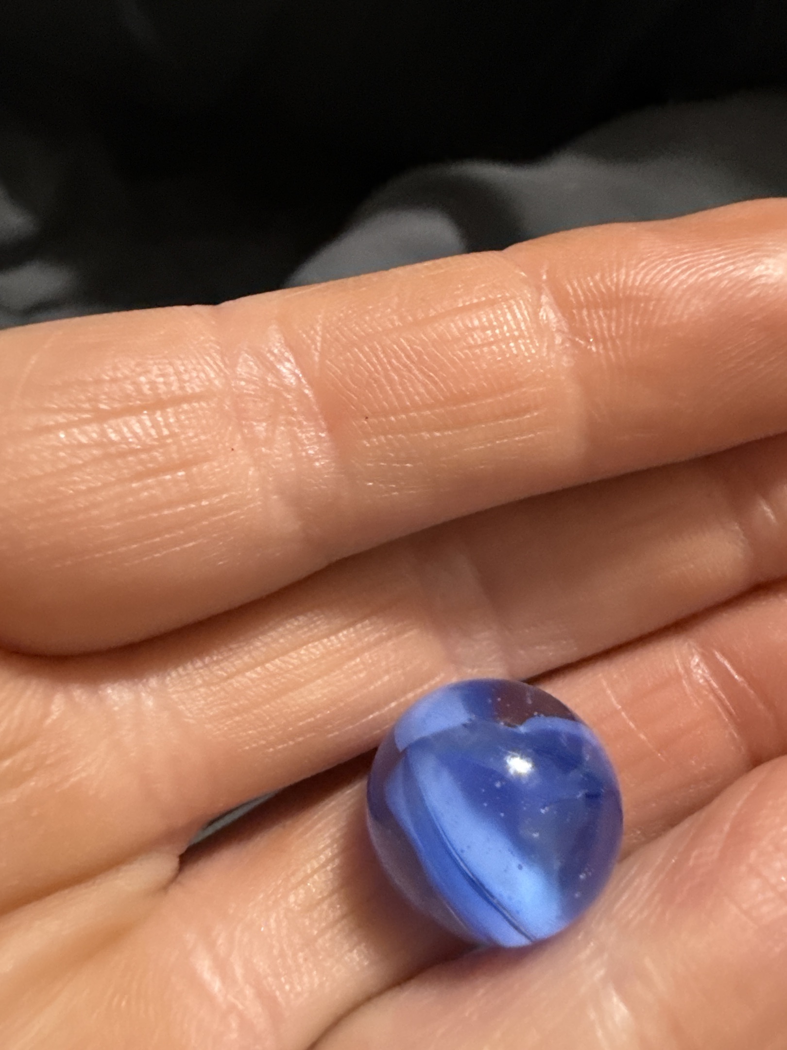 Blue Vane Cat's Eye by Vitro Agate Company