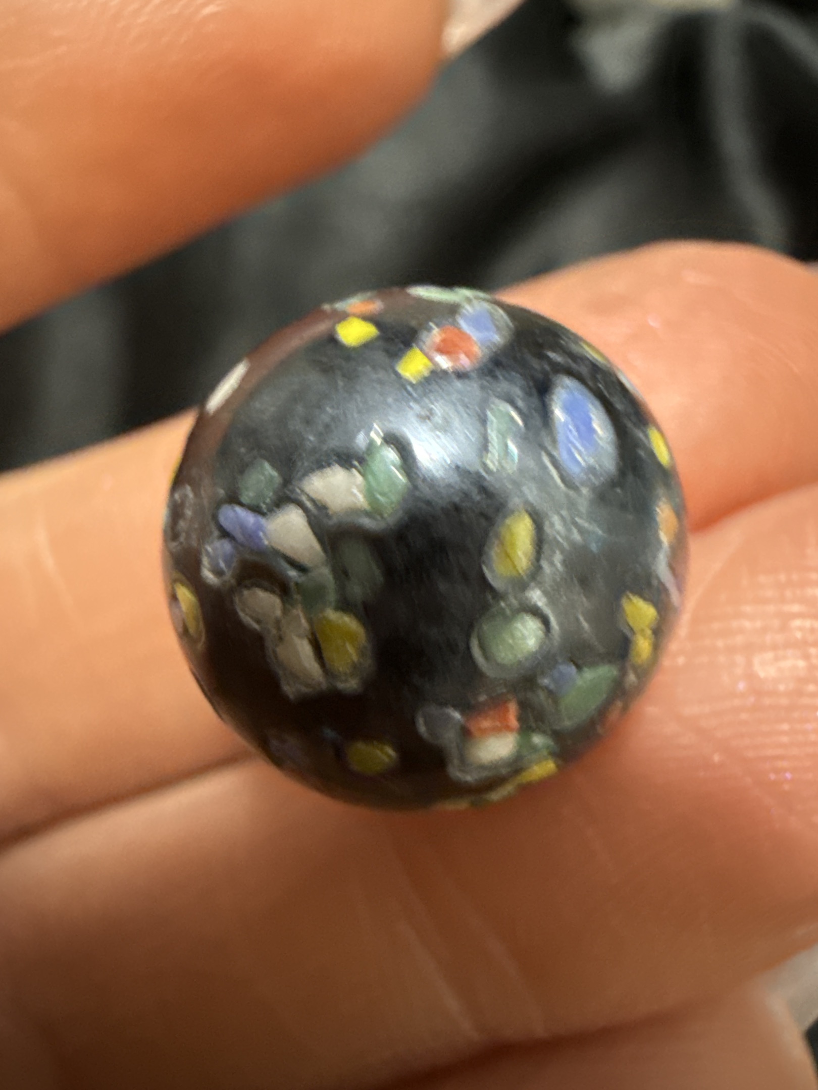 Confetti (Black Base) by German (Handmade)