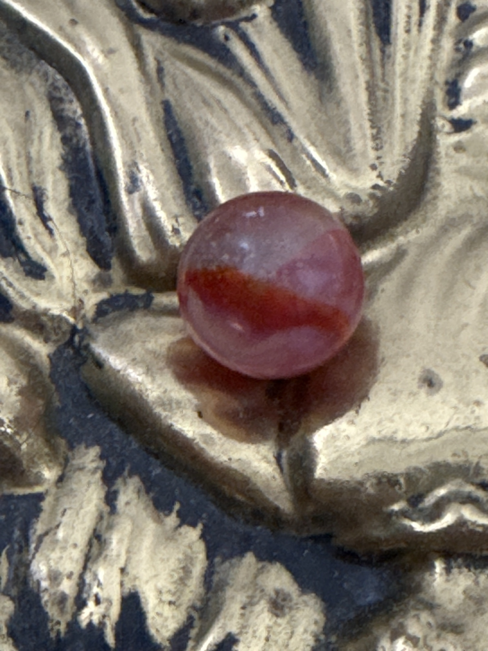 Carnelian (Lavender Base) by Akro Agate Company