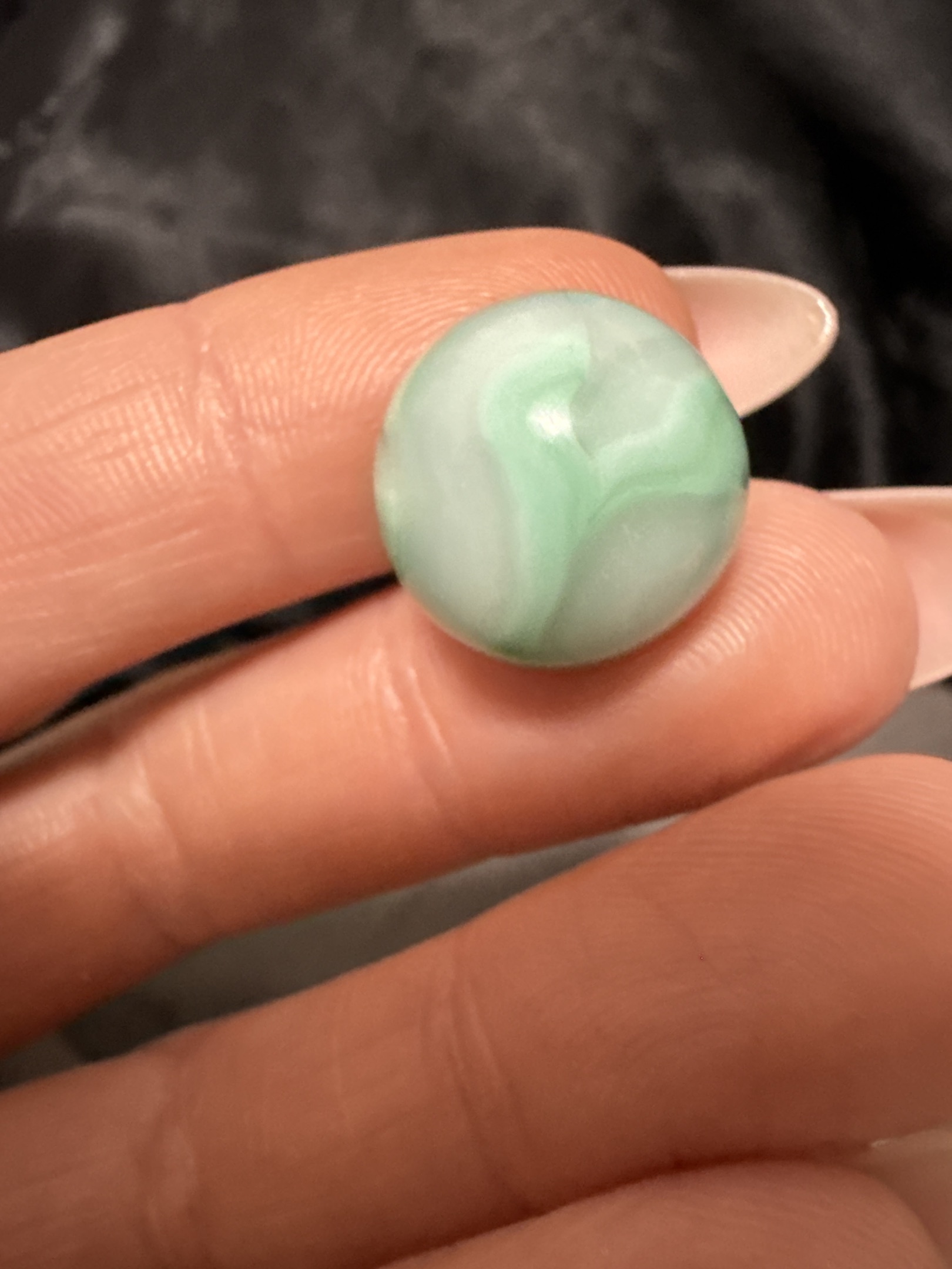 Green Slag by Akro Agate Company
