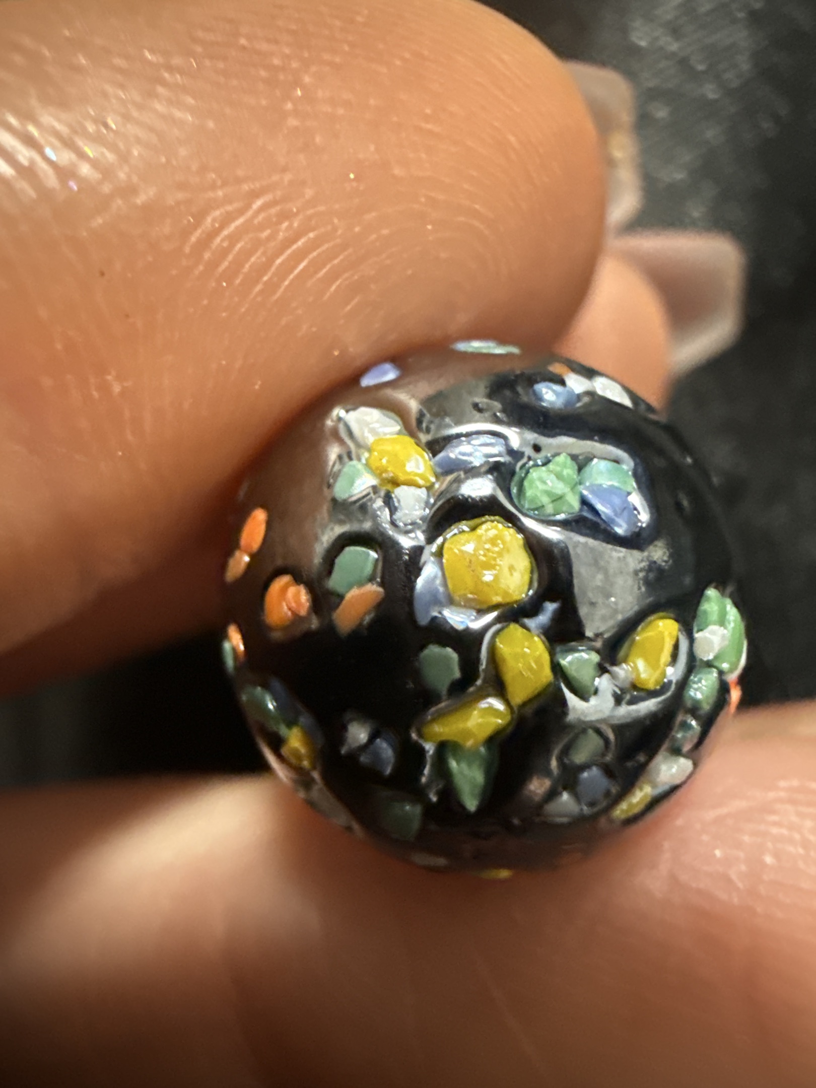 Cloud (Frit) Marble by German Handmade, identification view