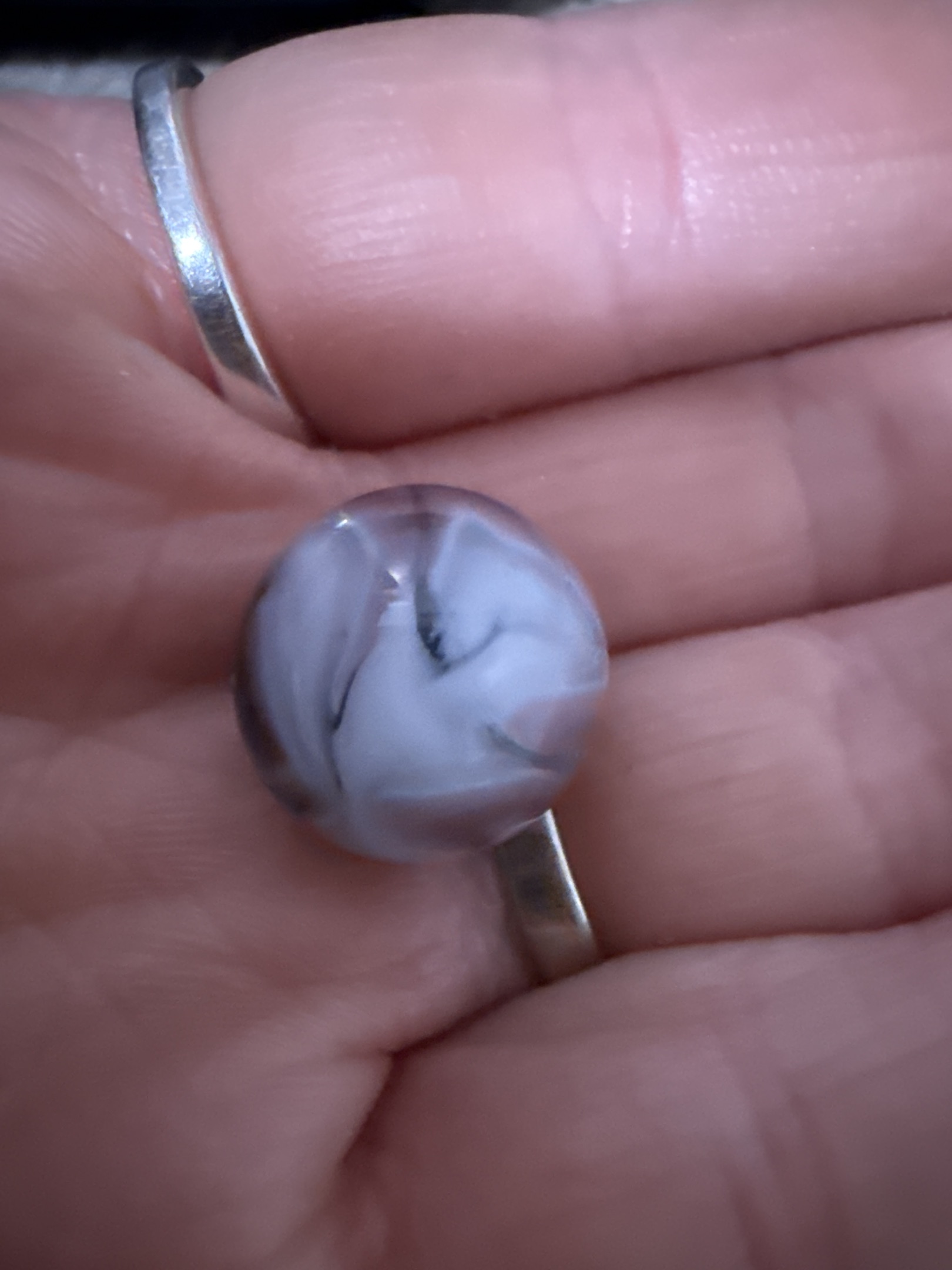 Purple Slag by Akro Agate Company
