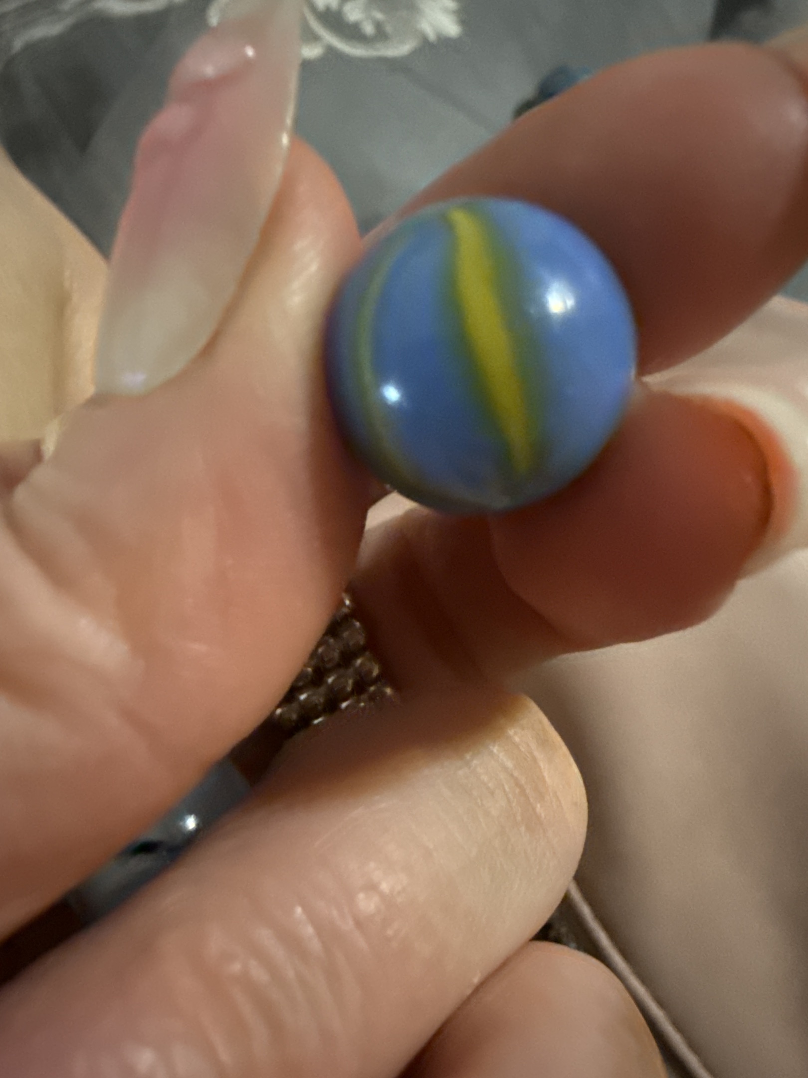 Swedish Flag / Yellow Jacket Variant by Vitro Agate Company