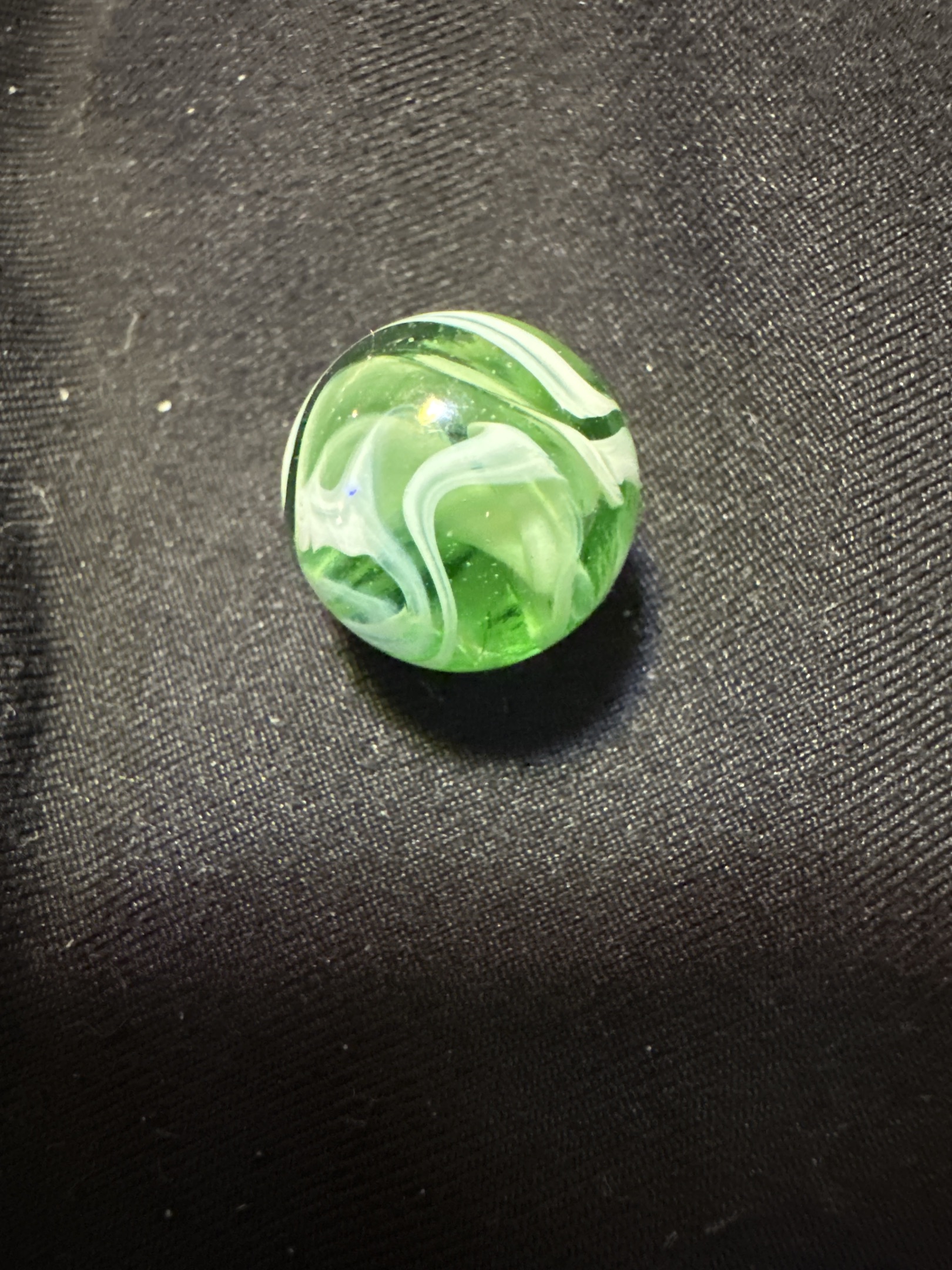 Green Slag by Akro Agate Company