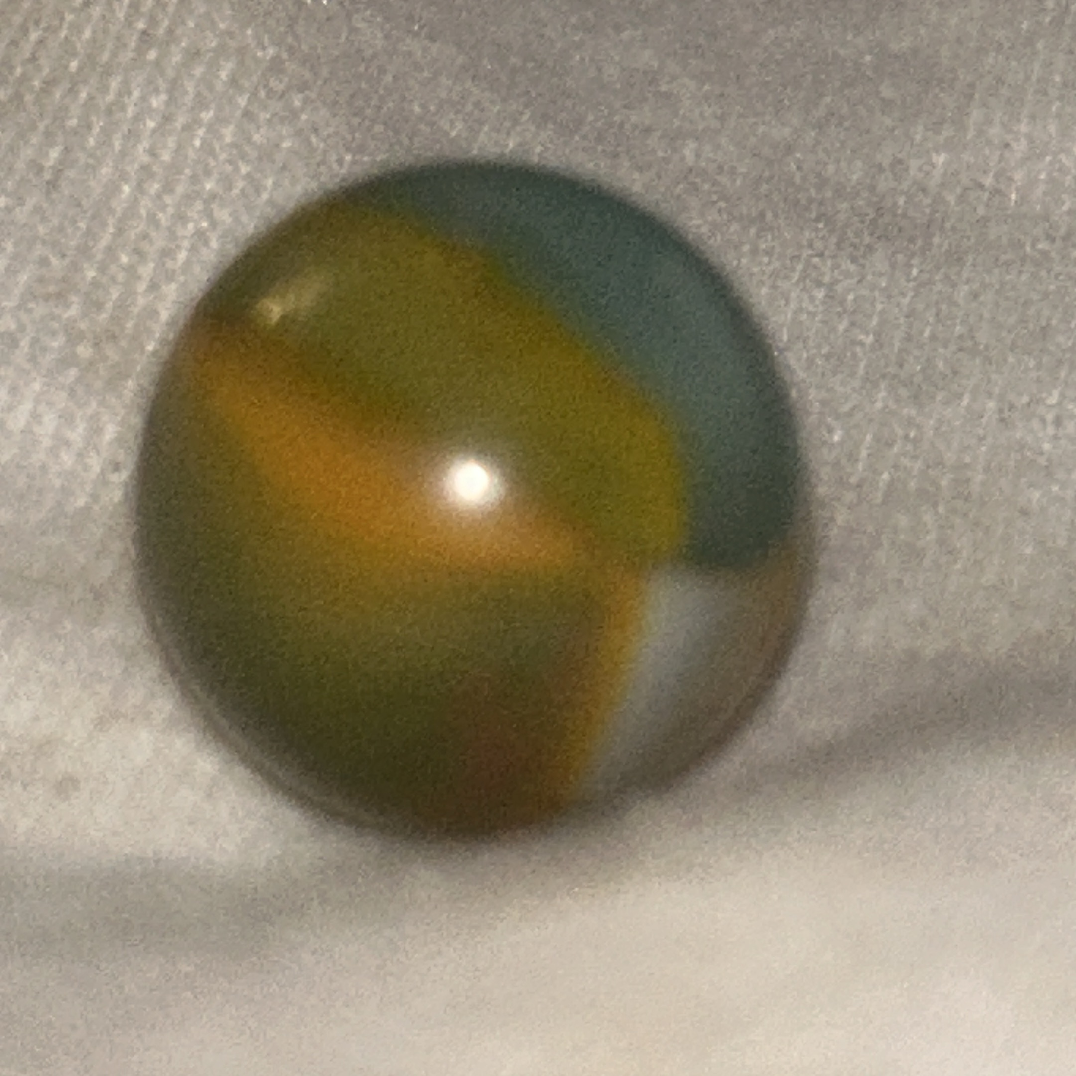Golden Rebel by Peltier Glass Company, identification view