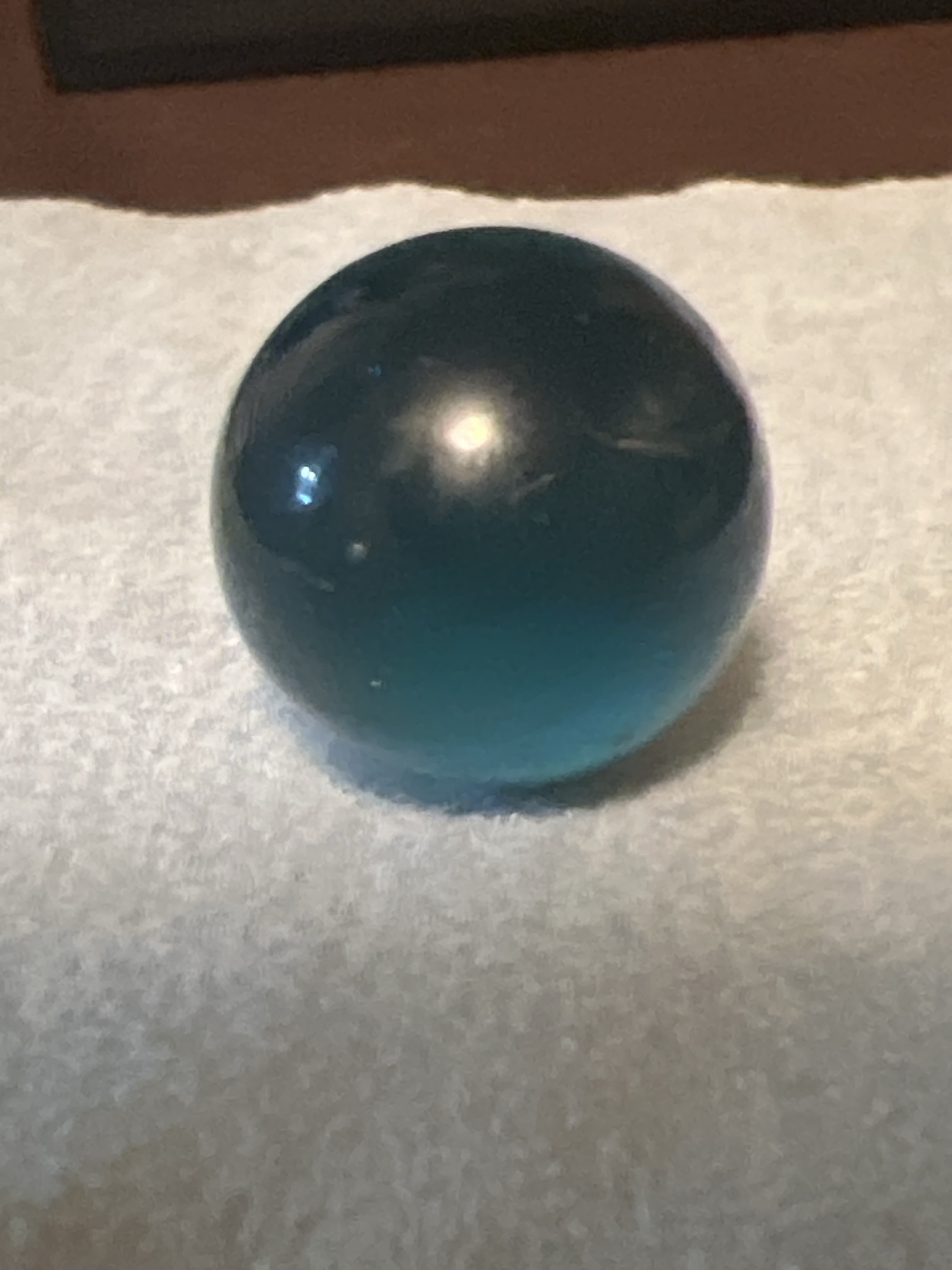 Peerless Patch (Teal & White) by Peltier Glass Co.