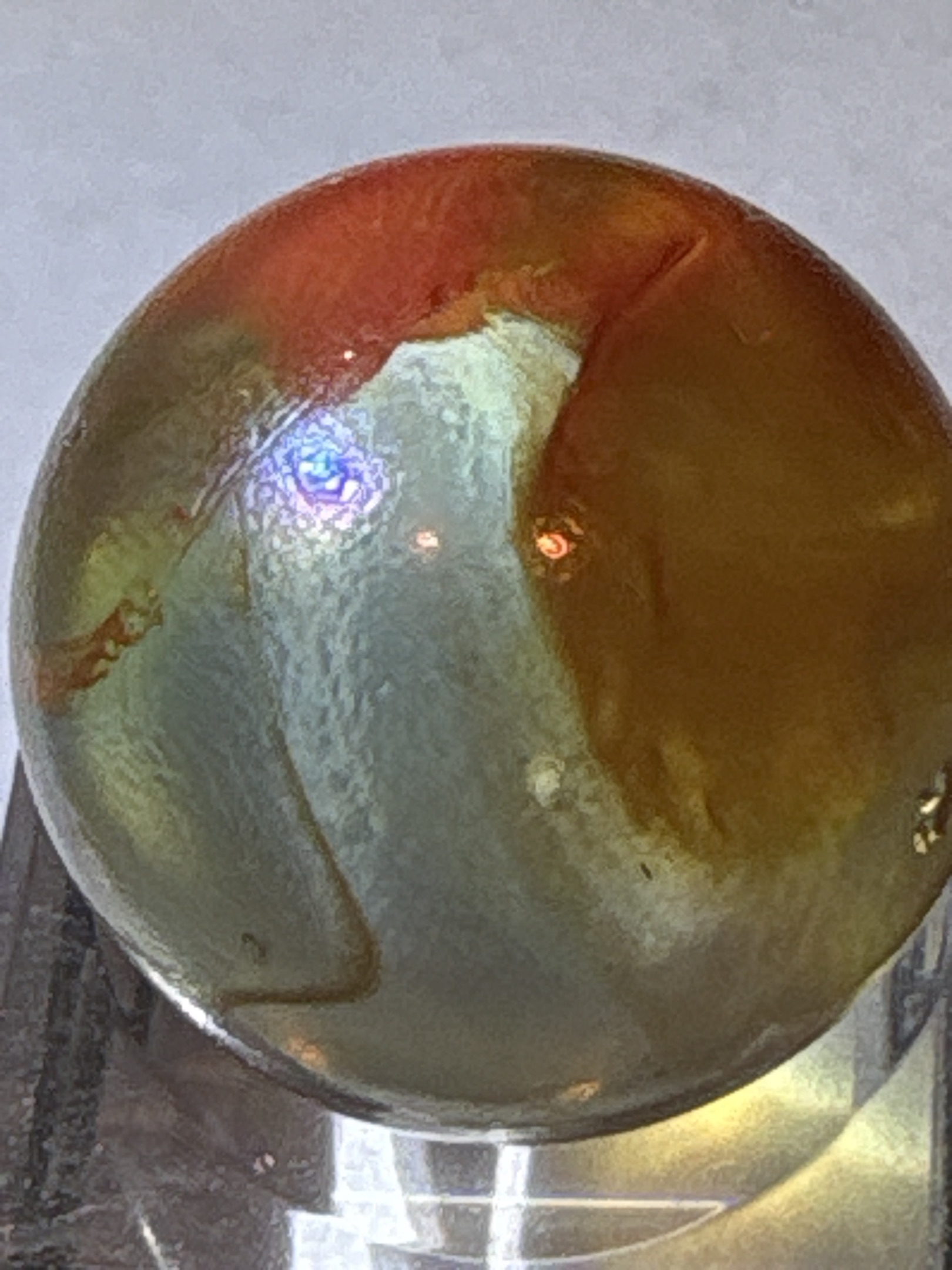 Amber/Brown Swirl by Christensen Agate, identification view
