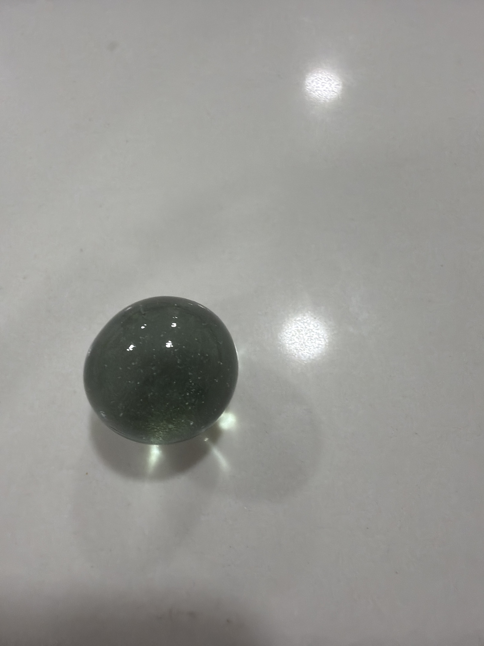 Transparent Green by Akro Agate, identification view