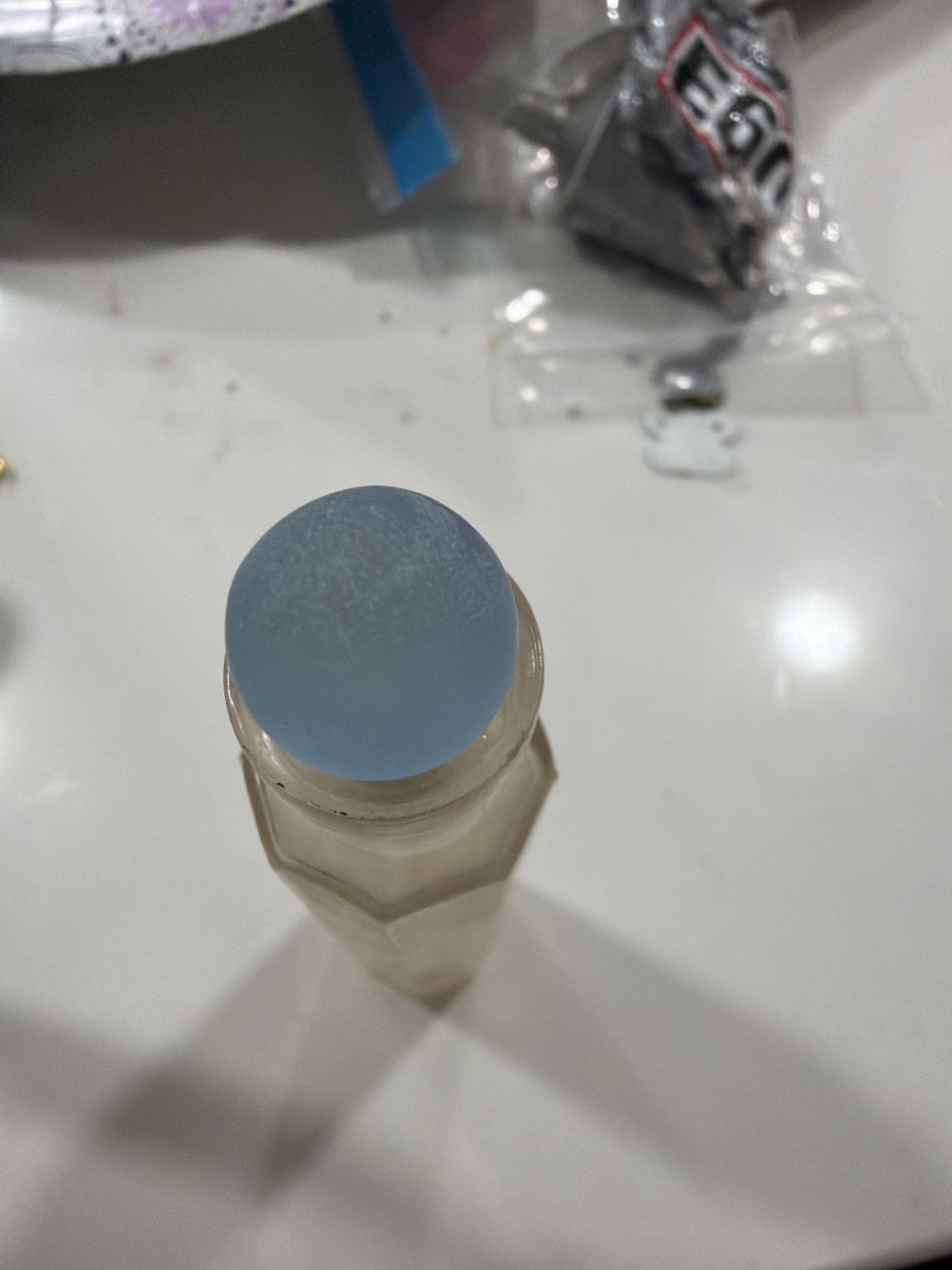 Frosted Light Blue / Sea Glass by Vacor de Mexico, identification view