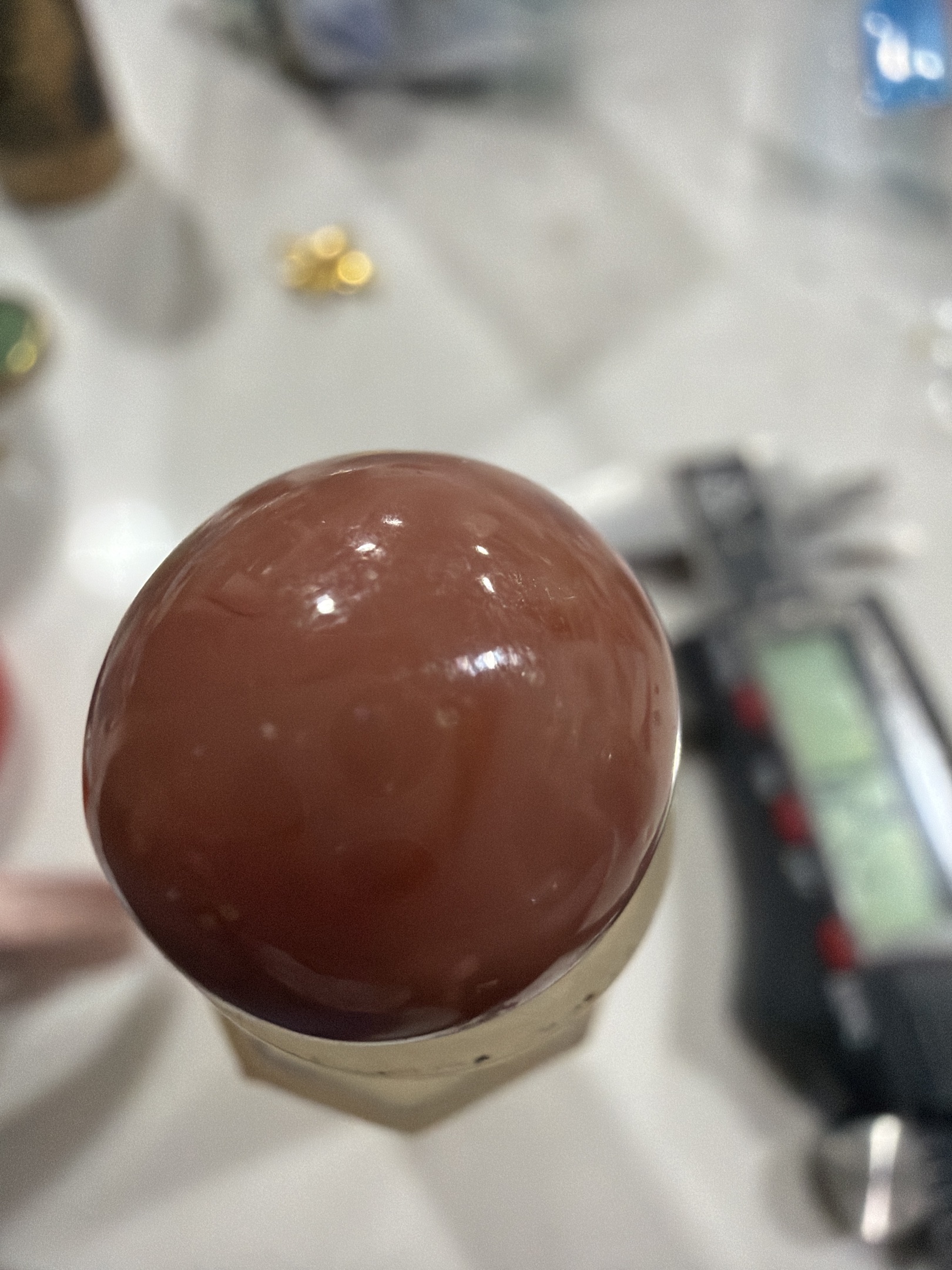 Opaque Red (Opaques) by Akro Agate, identification view