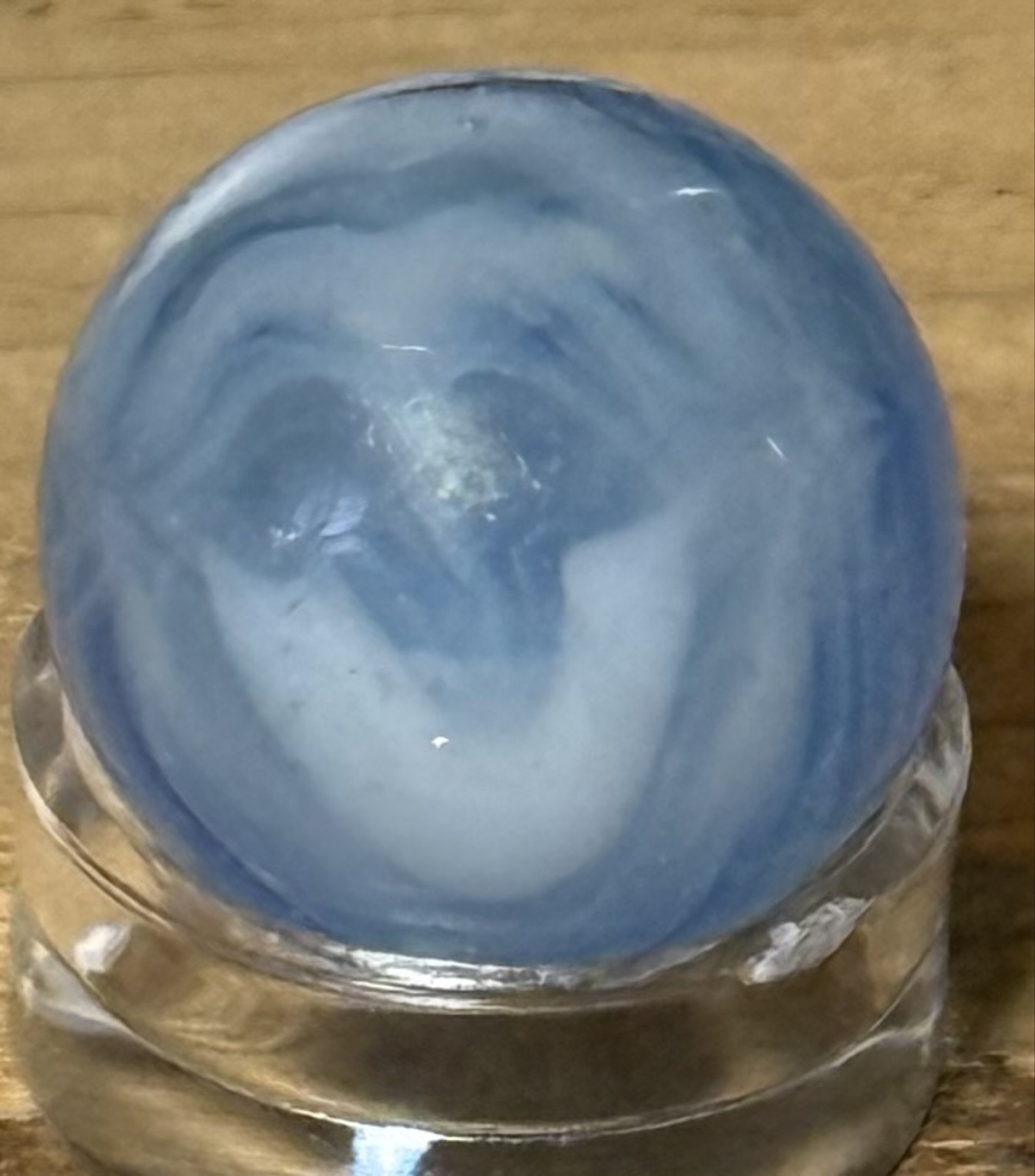 Blue Slag by Akro Agate Company