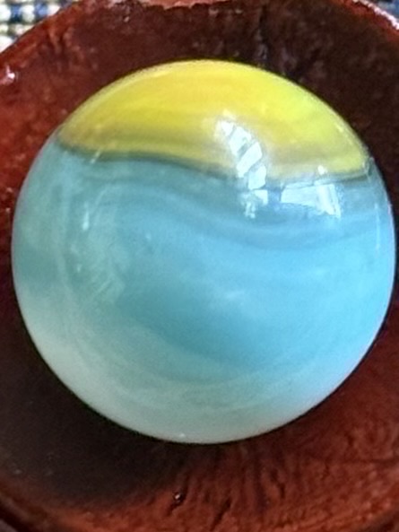 Blue and Yellow Patch by Vitro Agate Company