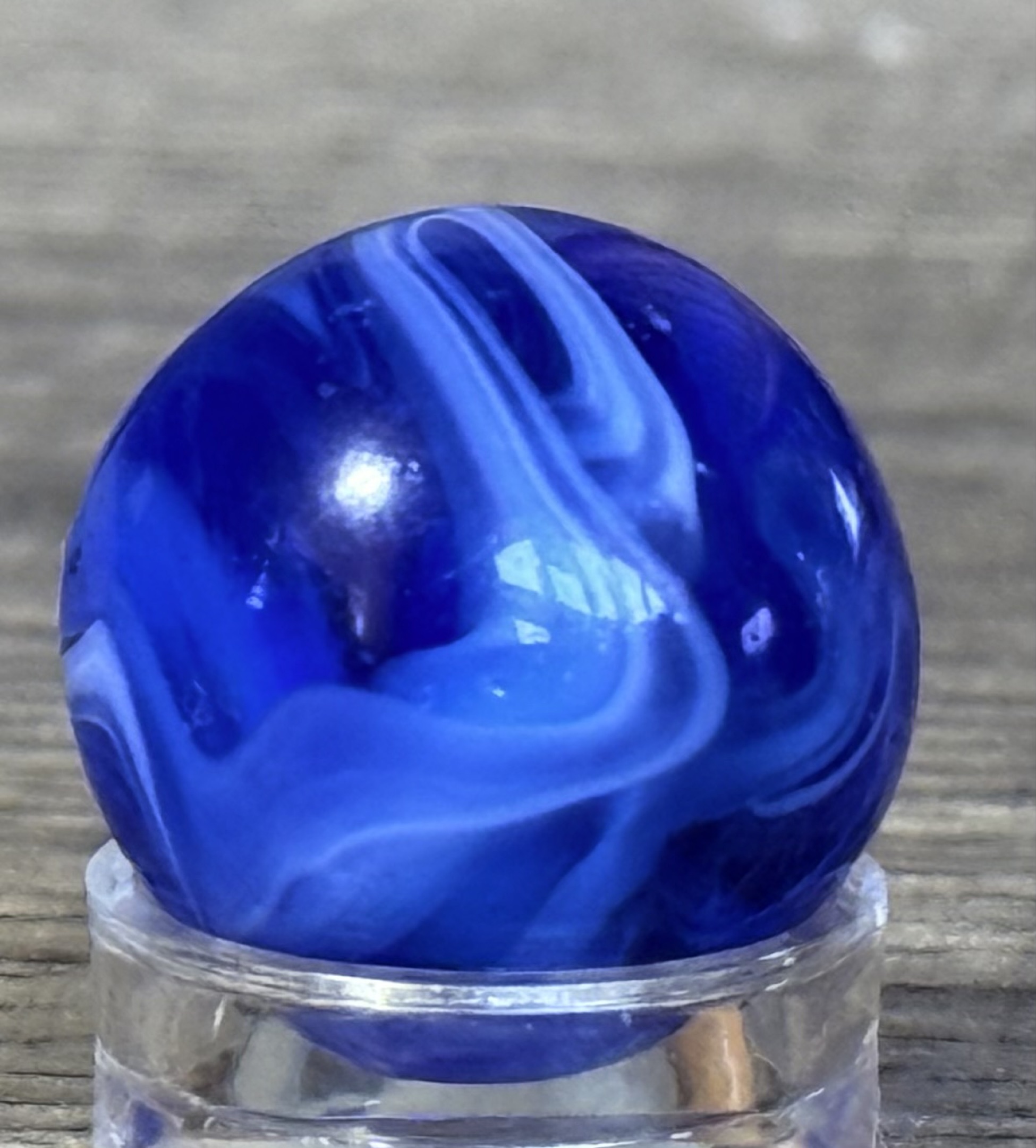 Royal Blue Slag by Akro Agate Company