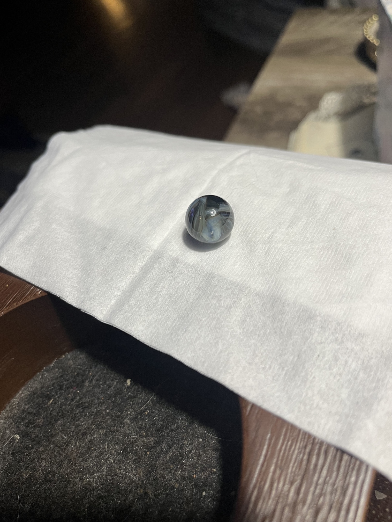 Dual-Color / Tri-Lite Cat's Eye by Vitro Agate Company