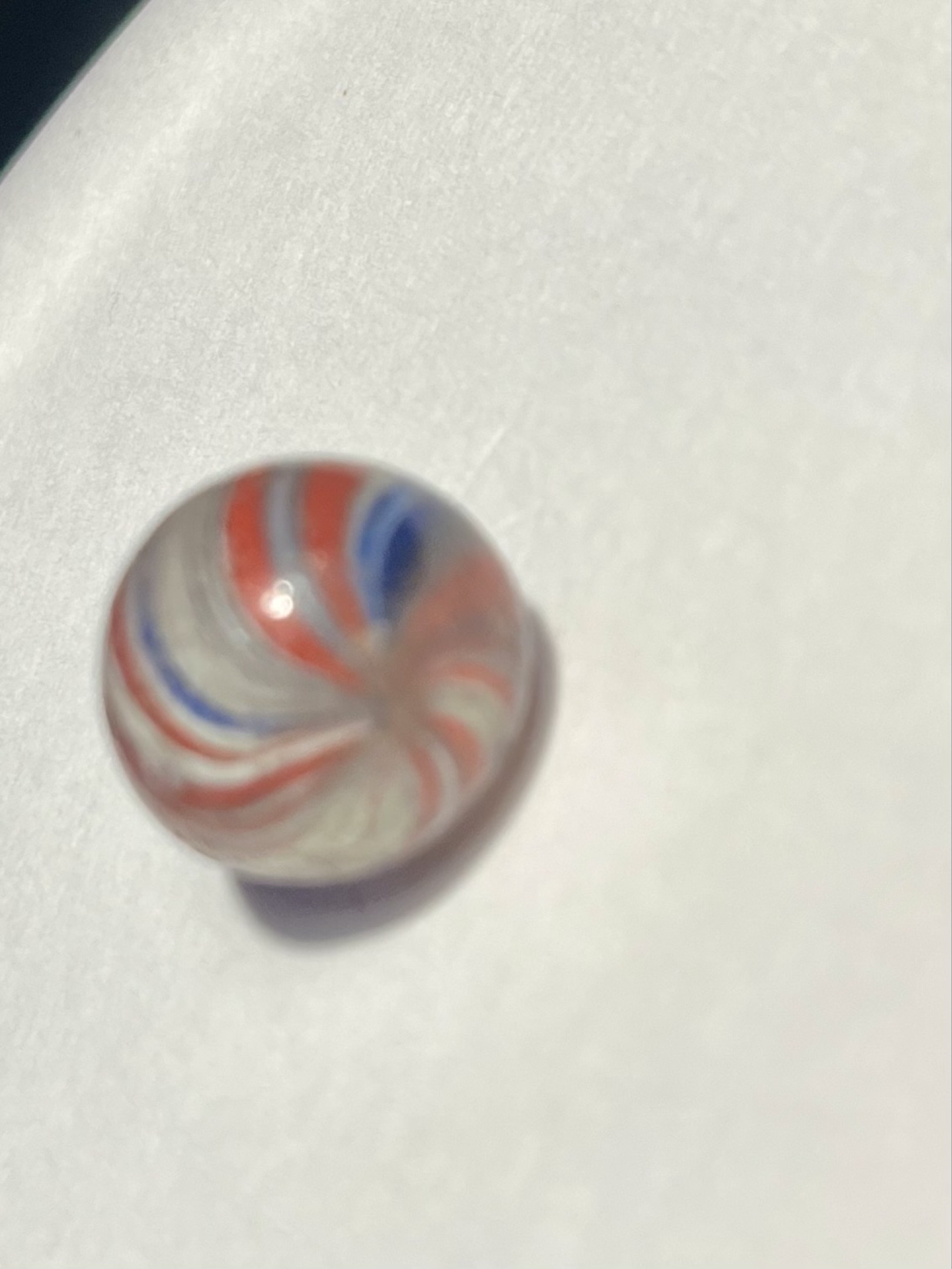 Ribbon Core Swirl (Red, White, & Blue) by German Handmade