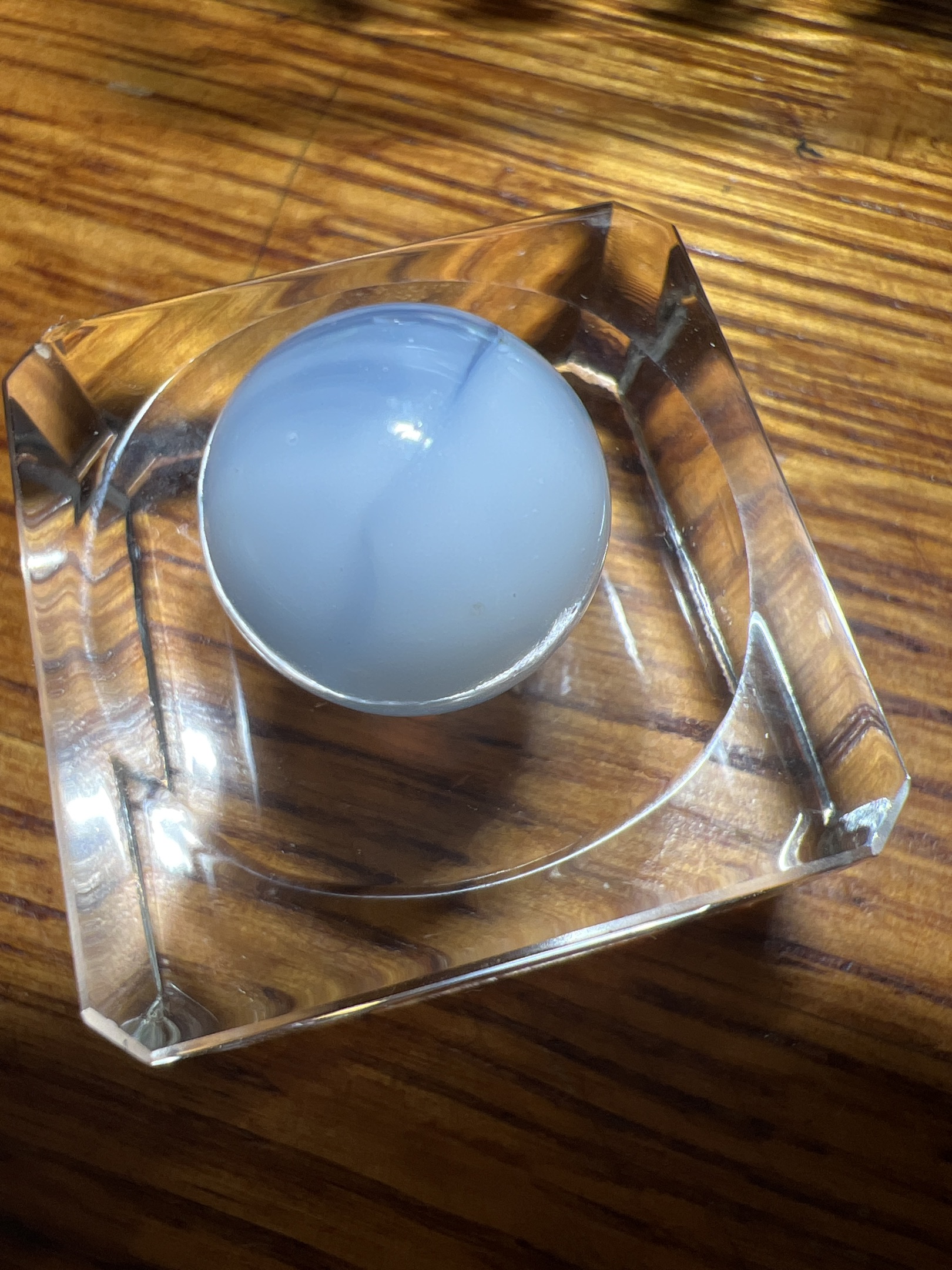Blue Slag by Akro Agate Company