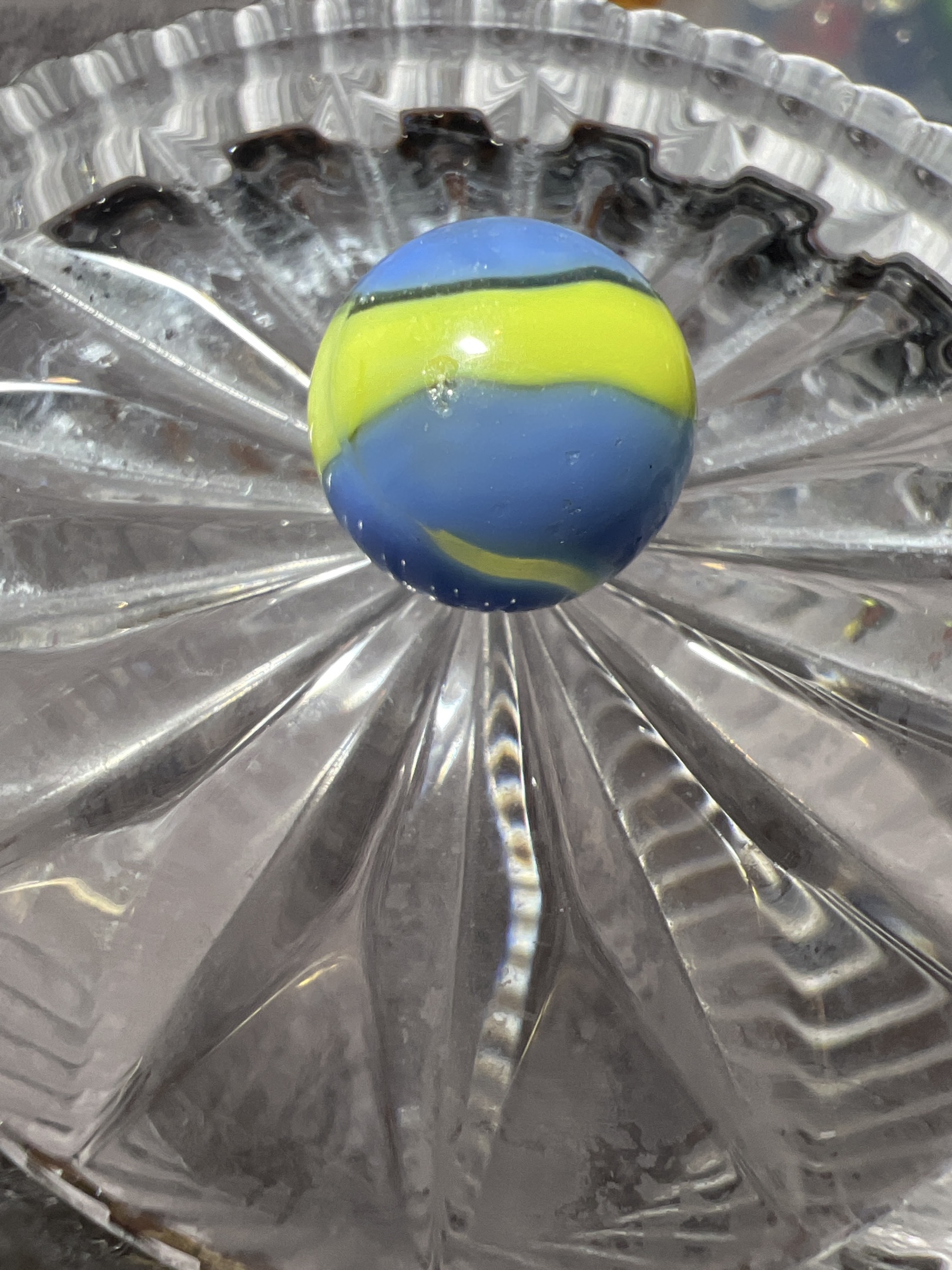 Blue and Yellow by Vitro Agate Company