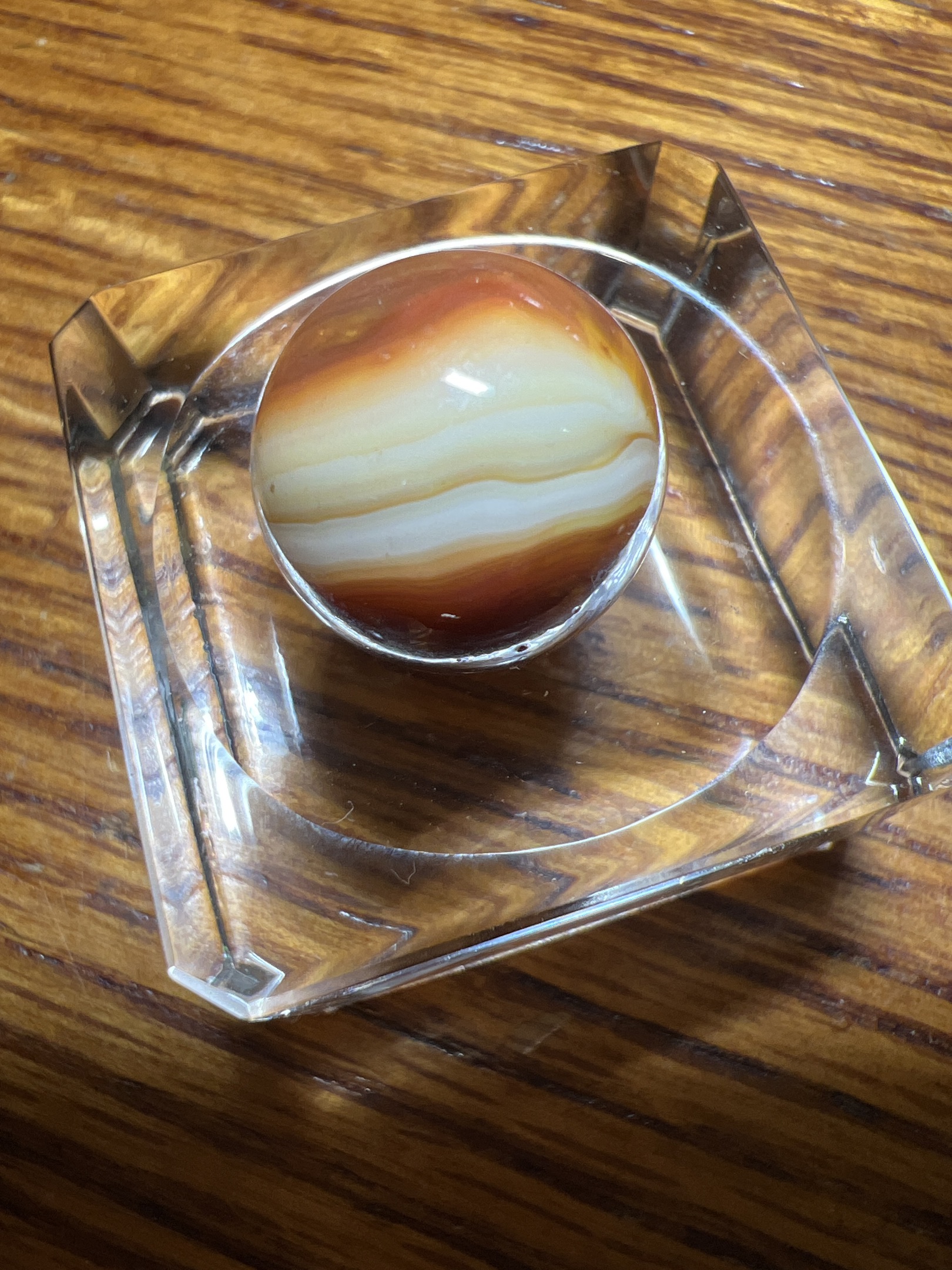 Banded Agate by German Lapidaries (Oberstein Region)