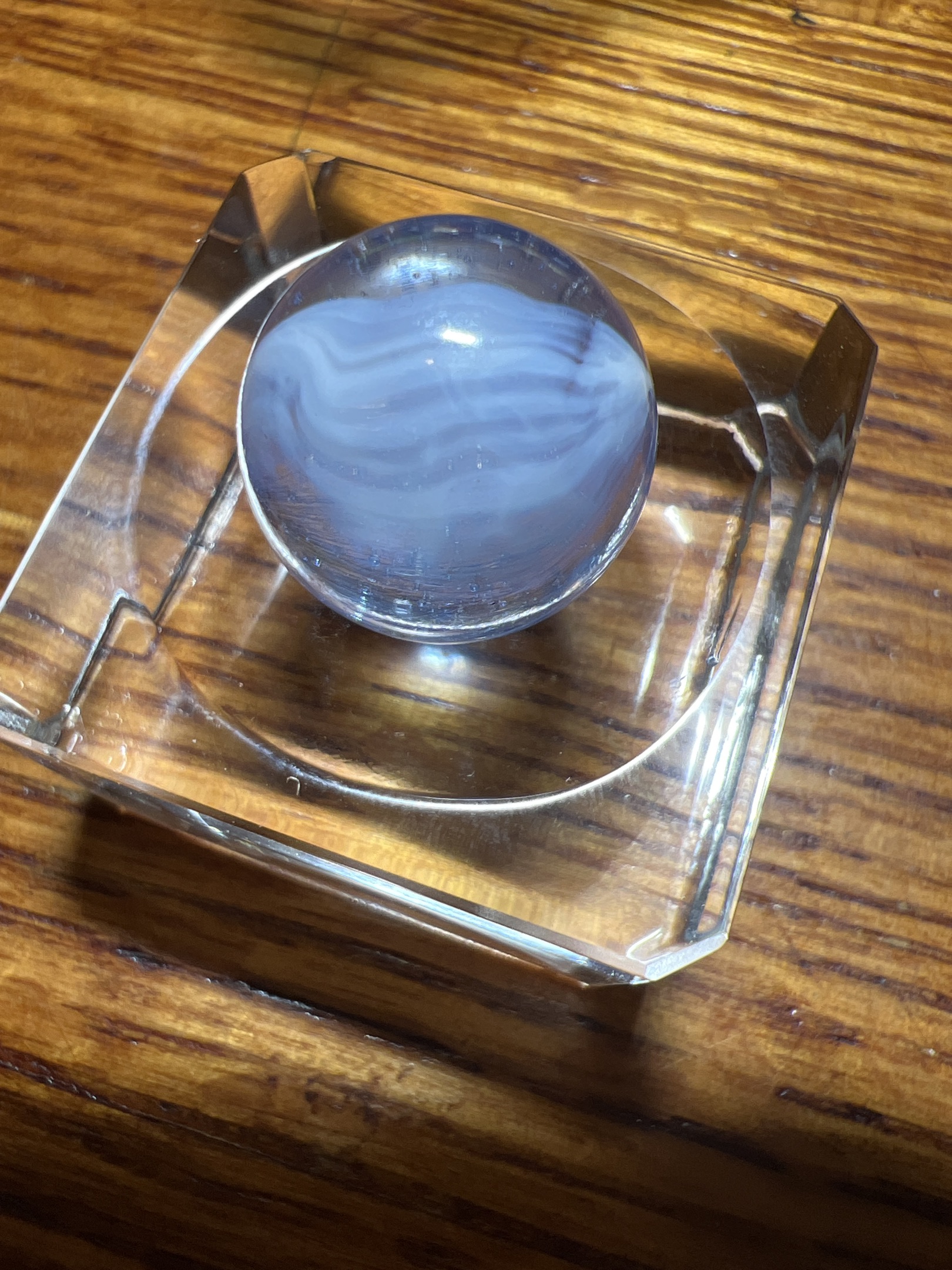 Blue Cloud by Akro Agate Company