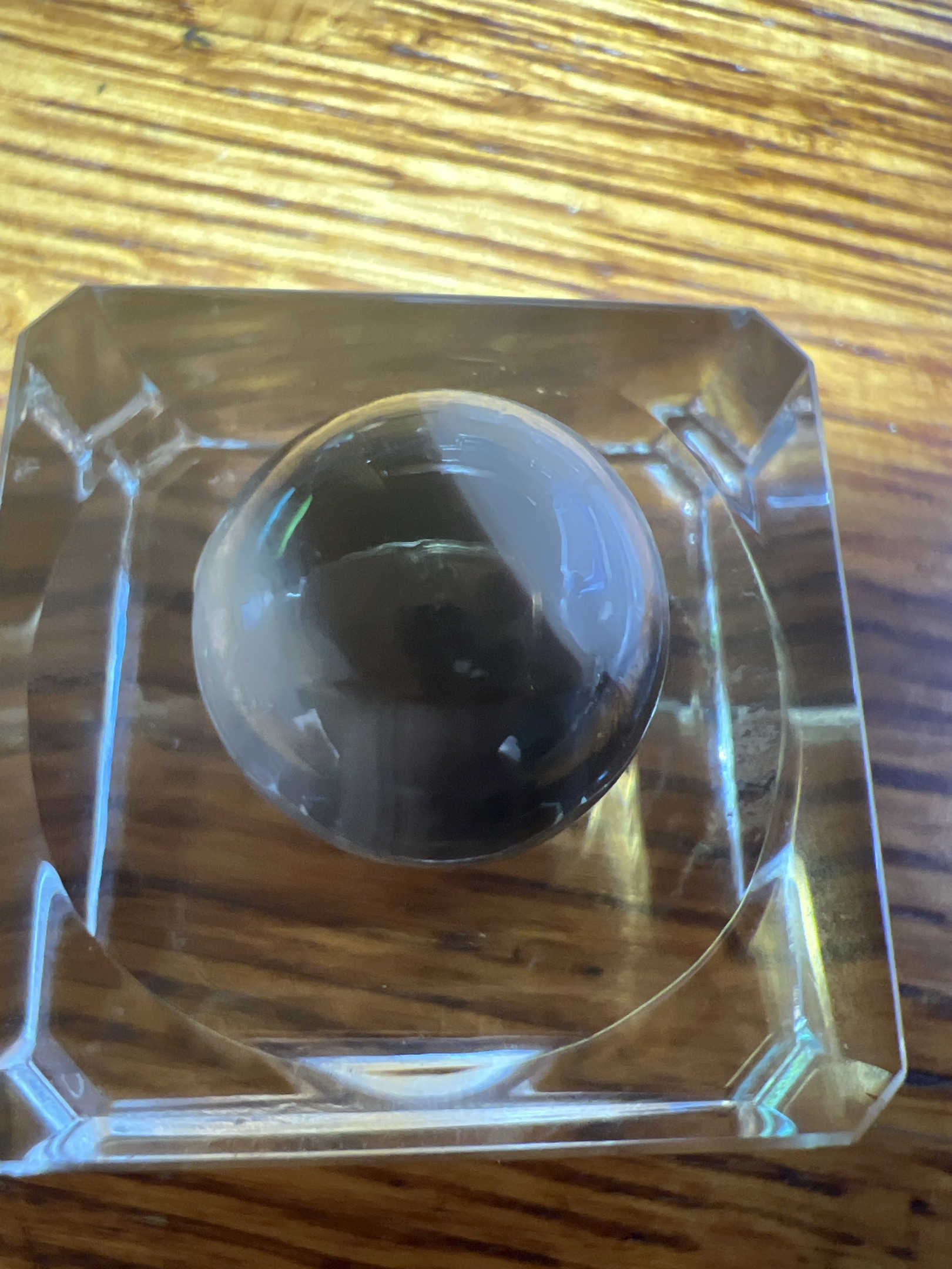 Black Slag by Akro Agate Company, identification view