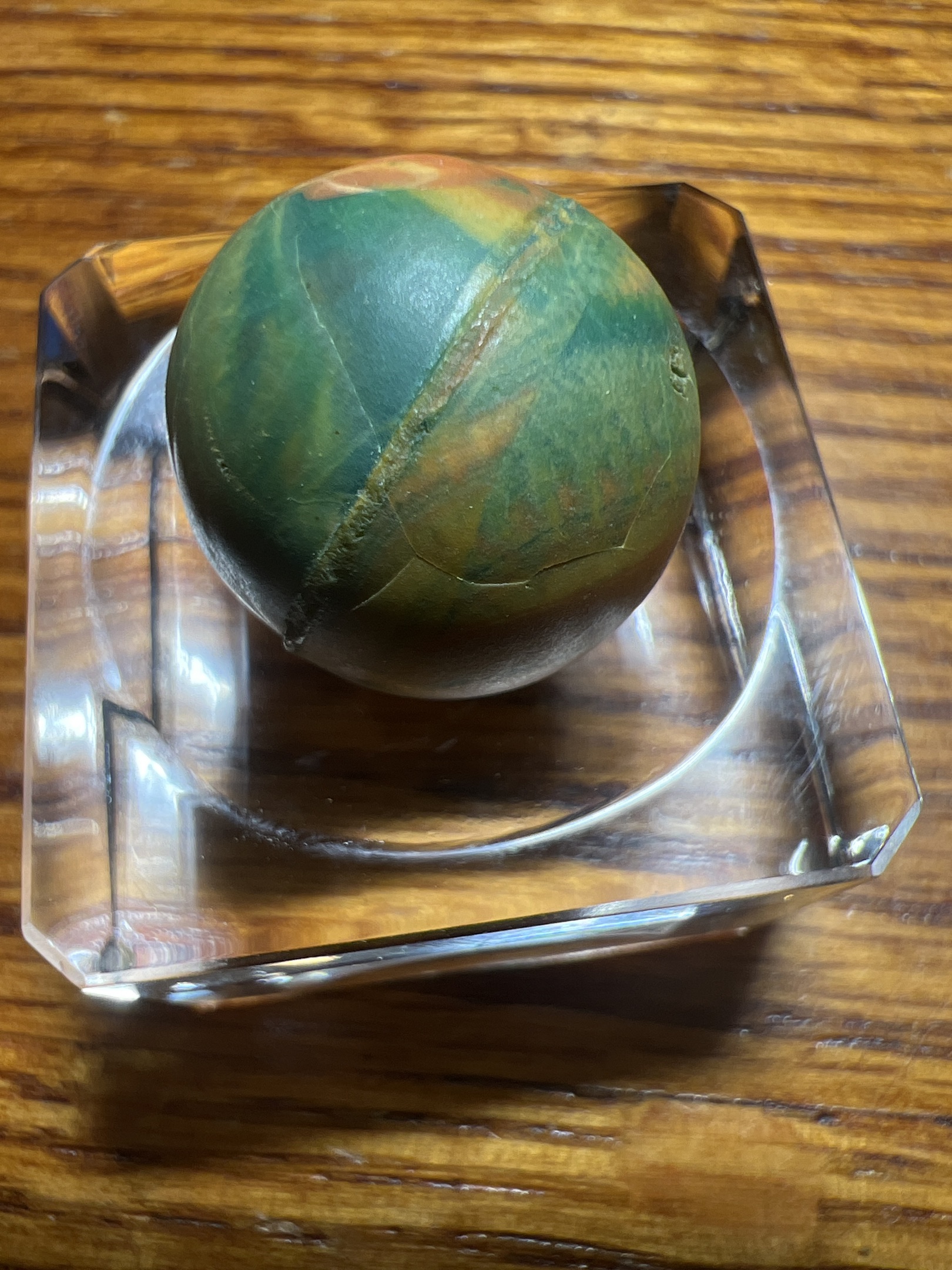 Dyed Multi-Color Swirl by German (Thuringia) or American Marble & Toy Mfg. Co.