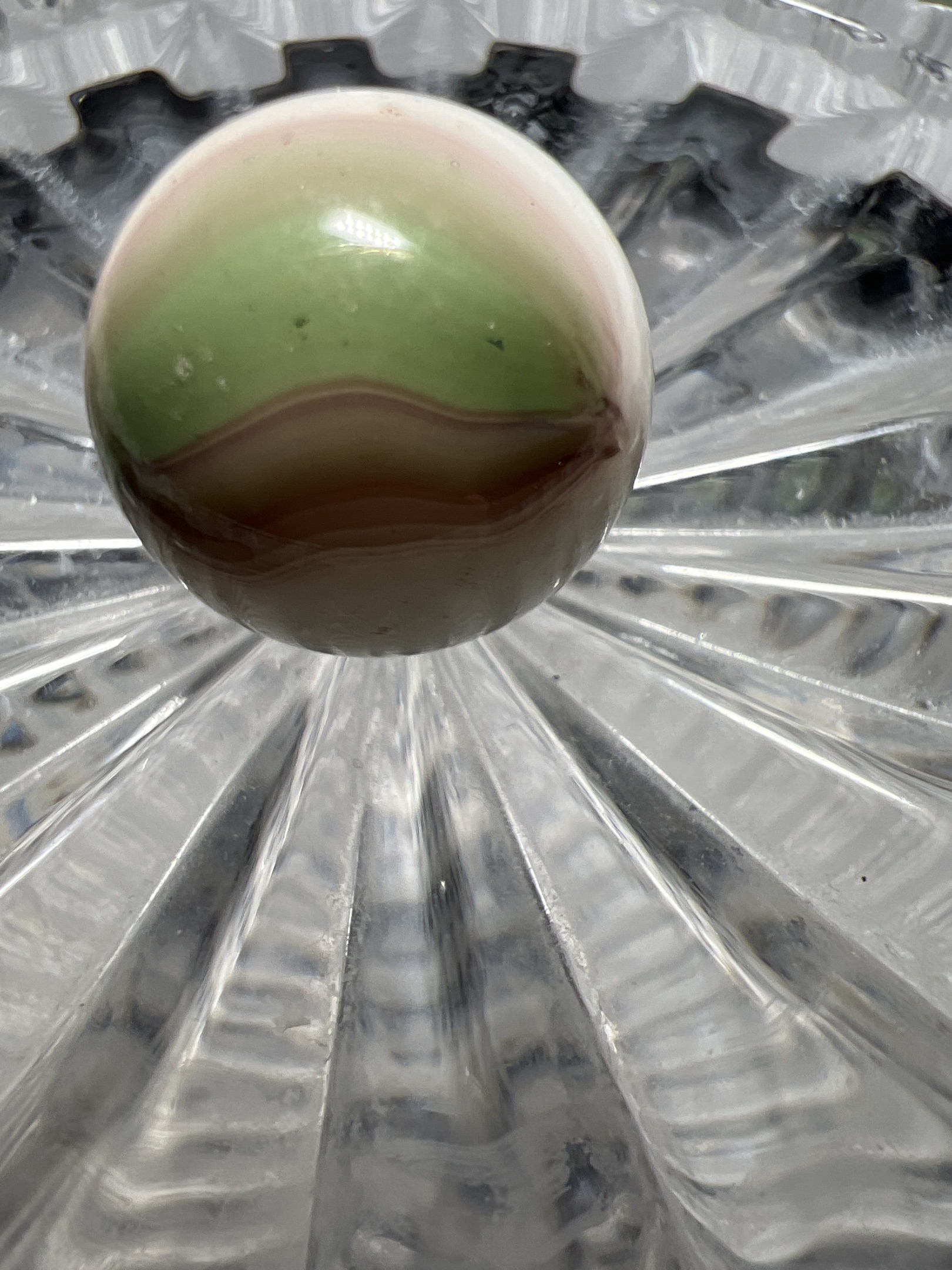 Christmas Tree by Peltier Glass Company, identification view