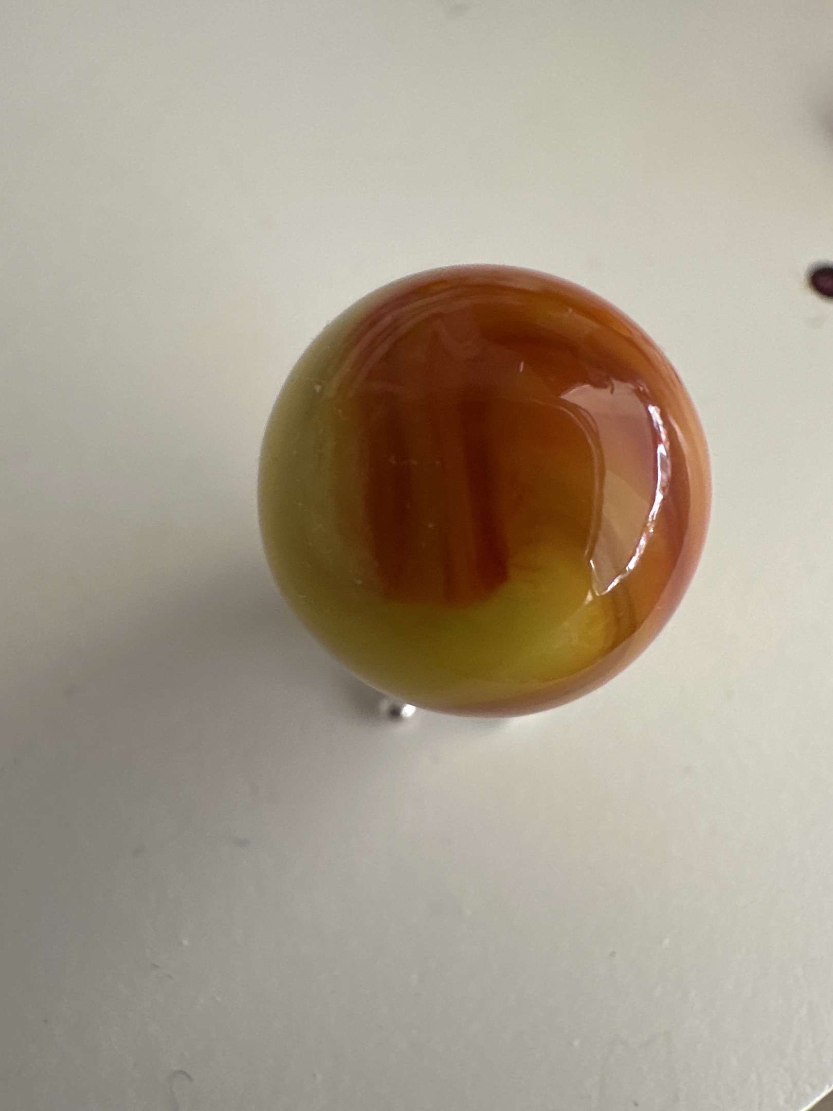 Yellow Onyx by Akro Agate Company