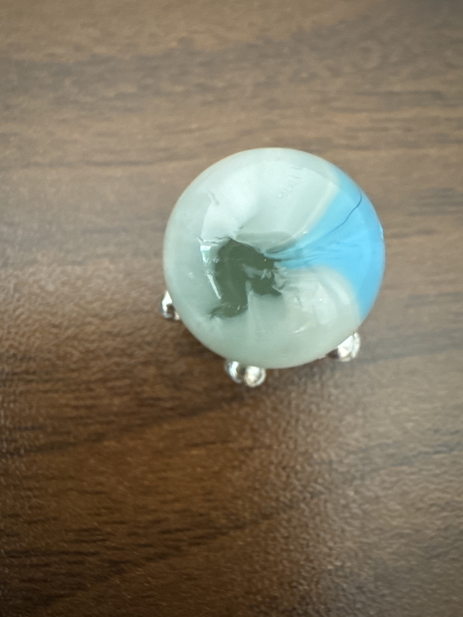 Standard Blue Patch by Marble King, identification view