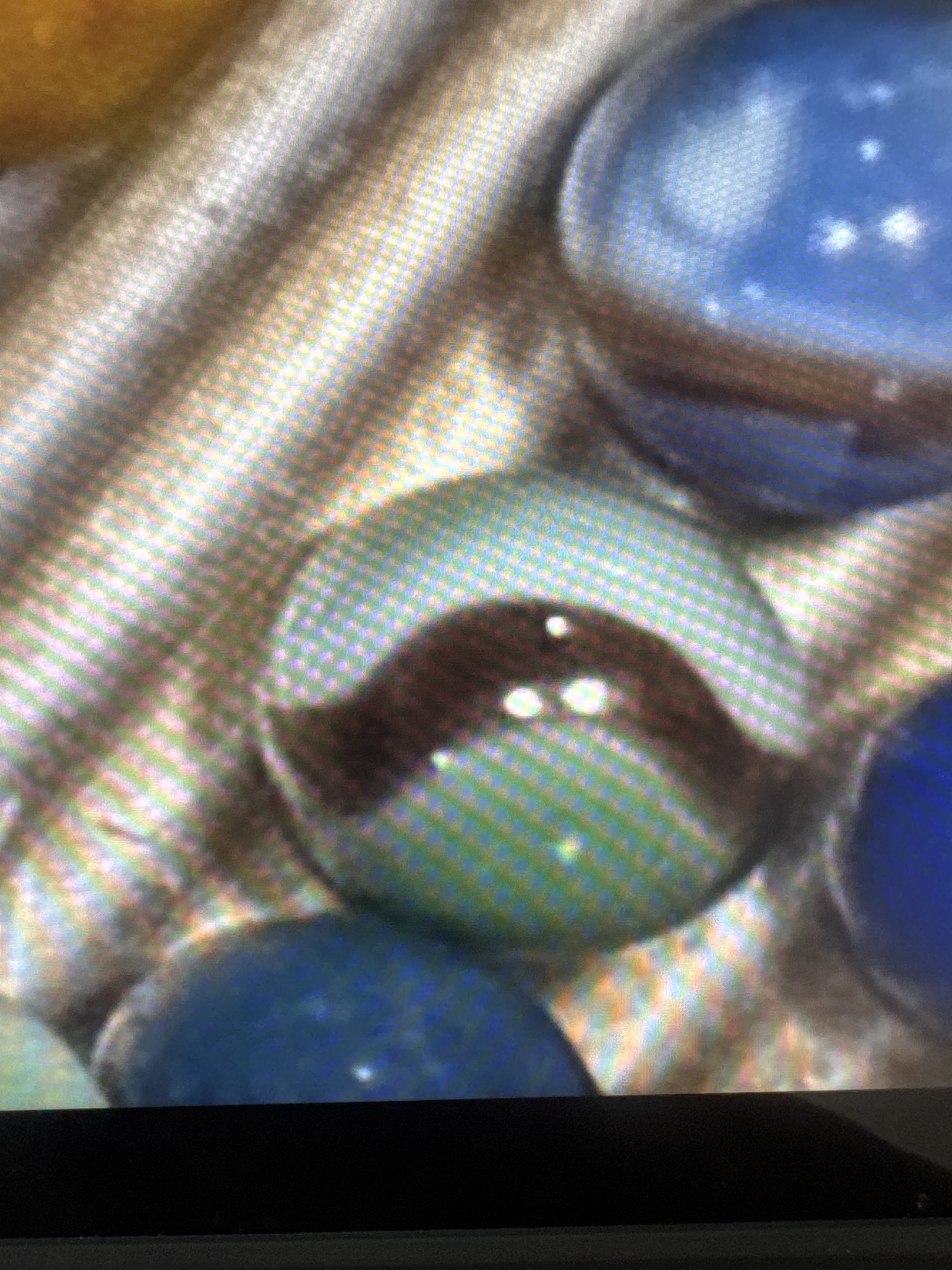 Banana / Single Ribbon Cat's Eye by Peltier Glass Company, identification view