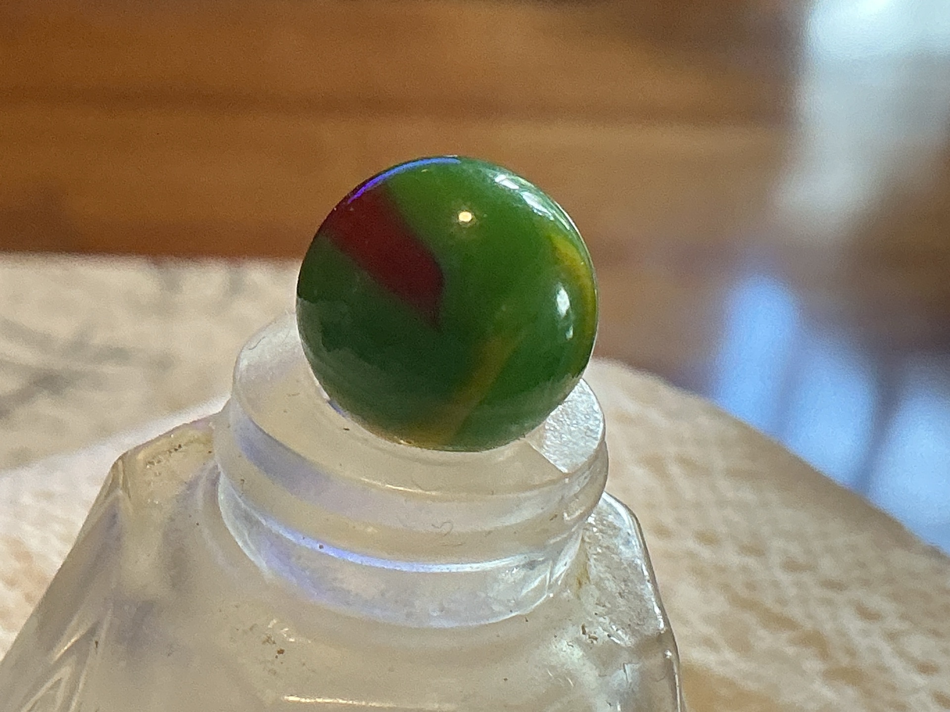 Christmas Tree by Peltier Glass Company, identification view