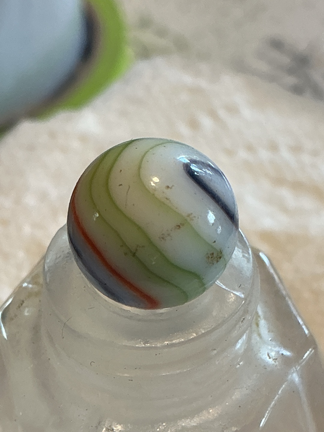 Popeye Patch / Swirl (Multi-Color) by Akro Agate, identification view