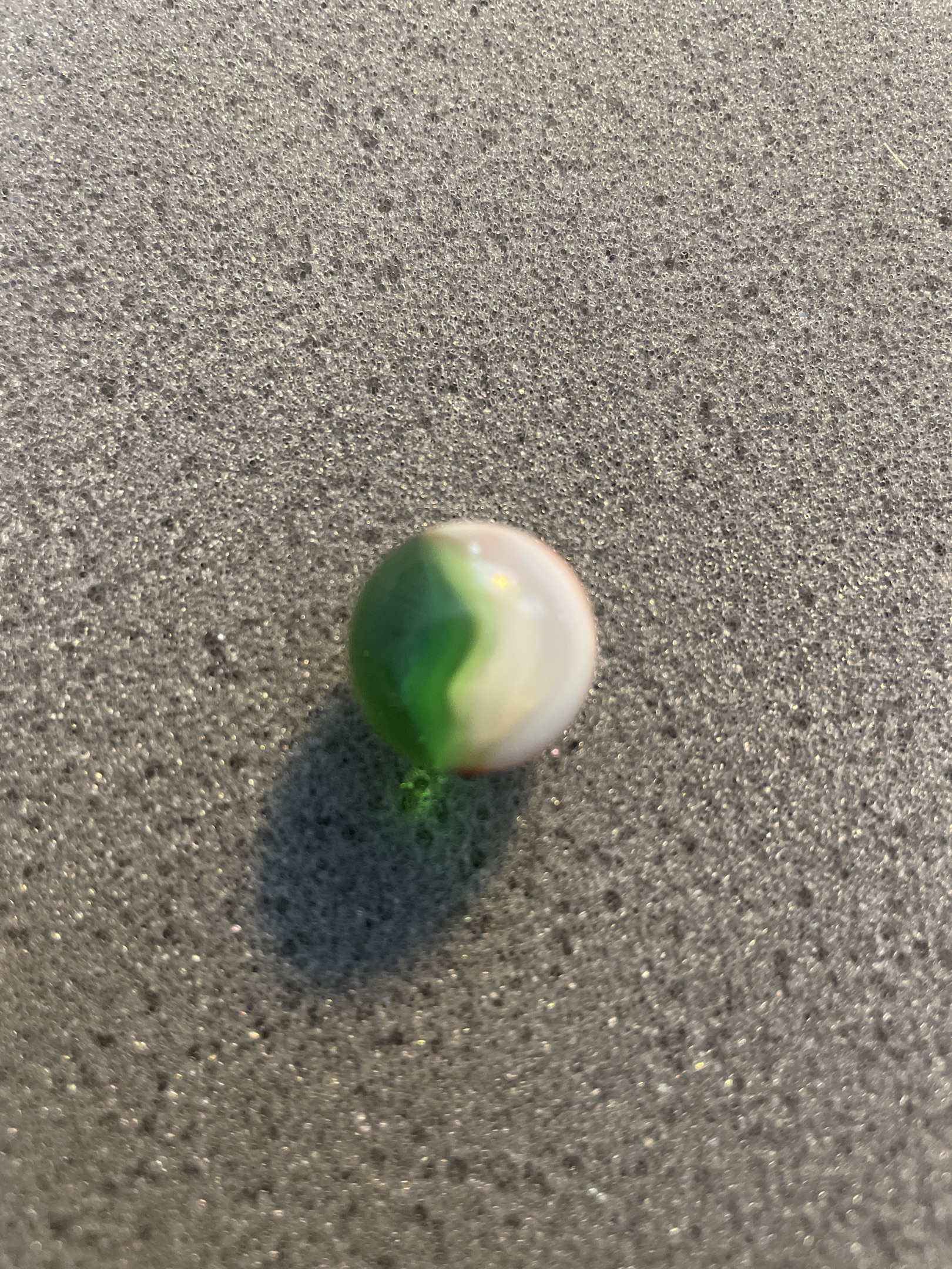 Green and Orange Tri-Lite by Vitro Agate Company