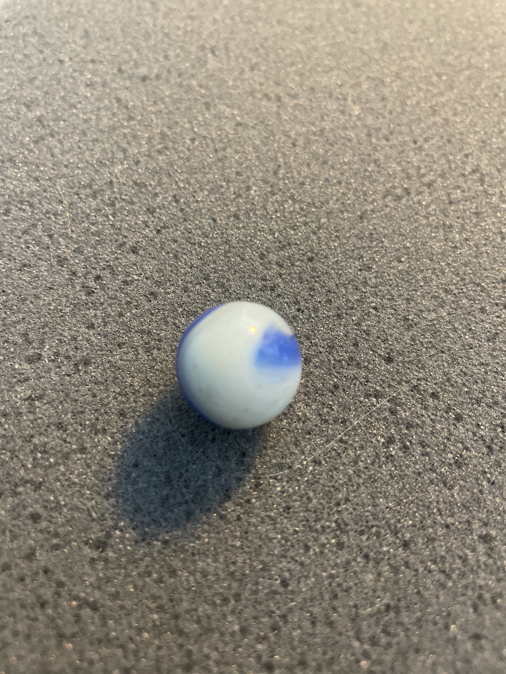 Blue and White Conqueror by Vitro Agate Company