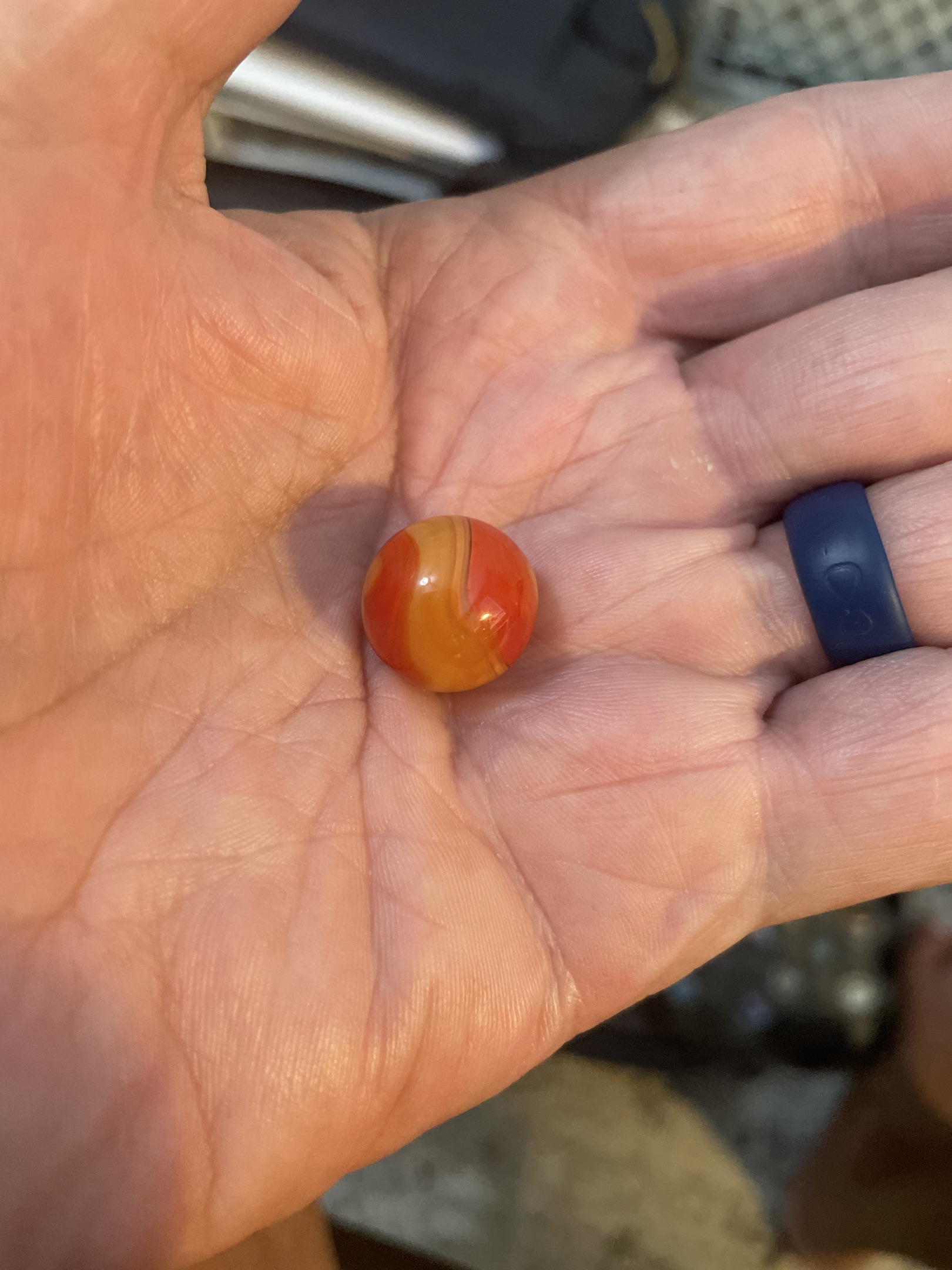 Flame (Orange and Yellow) by Christensen Agate Company