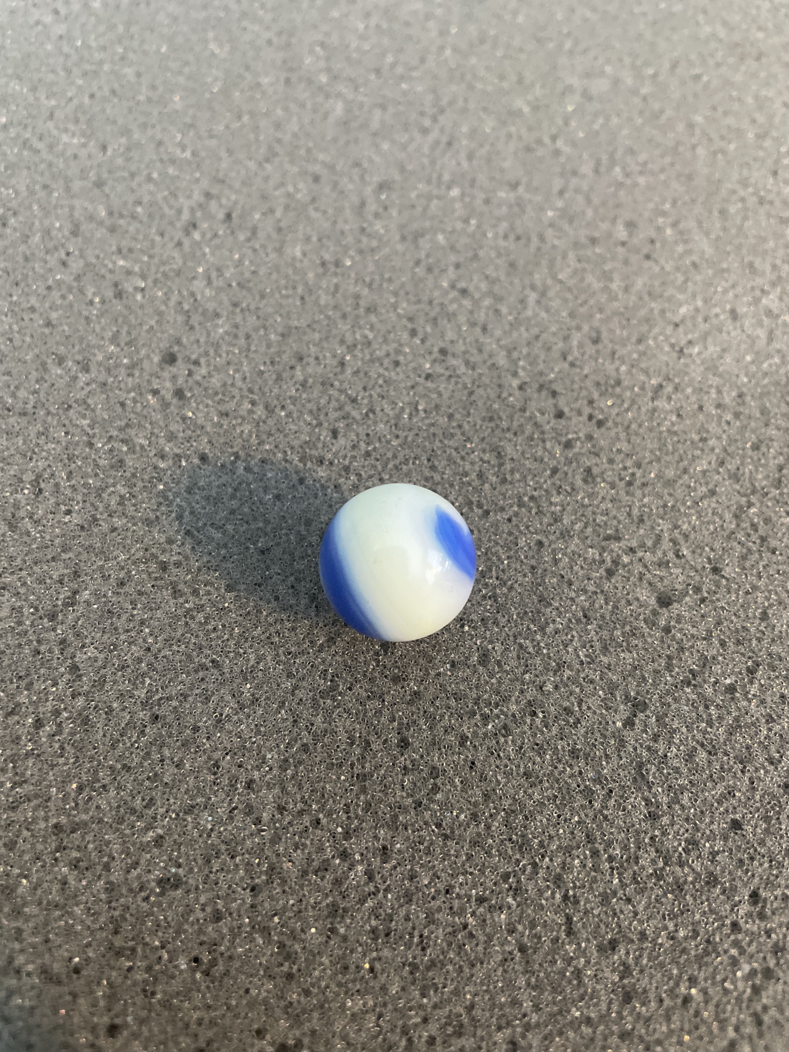 Whitie (Blue and White) by Vitro Agate Company
